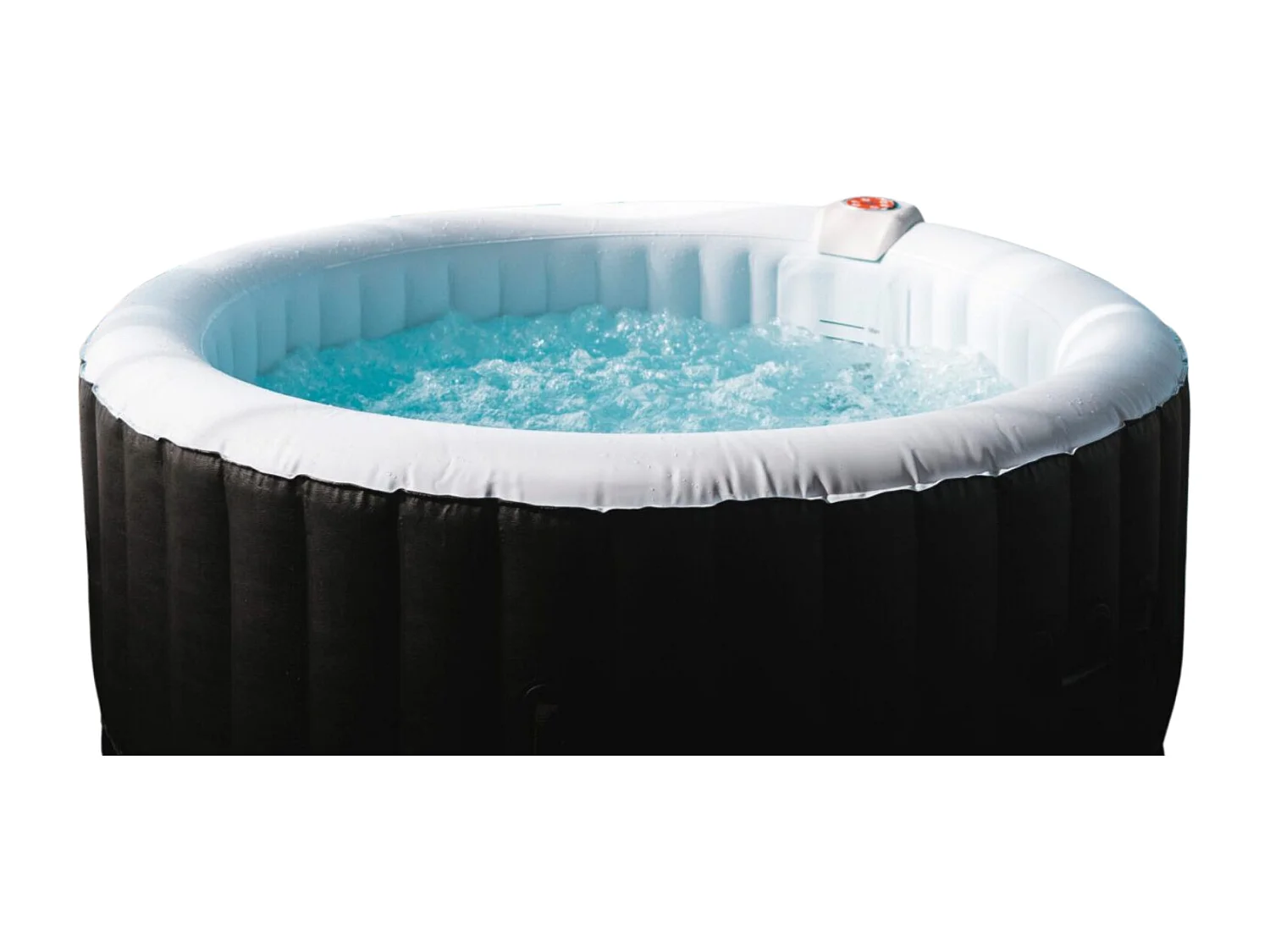 Spa gonflable 4 places rond Ospazia - Diamètre : 185 cm - Filtre et bâche inclus