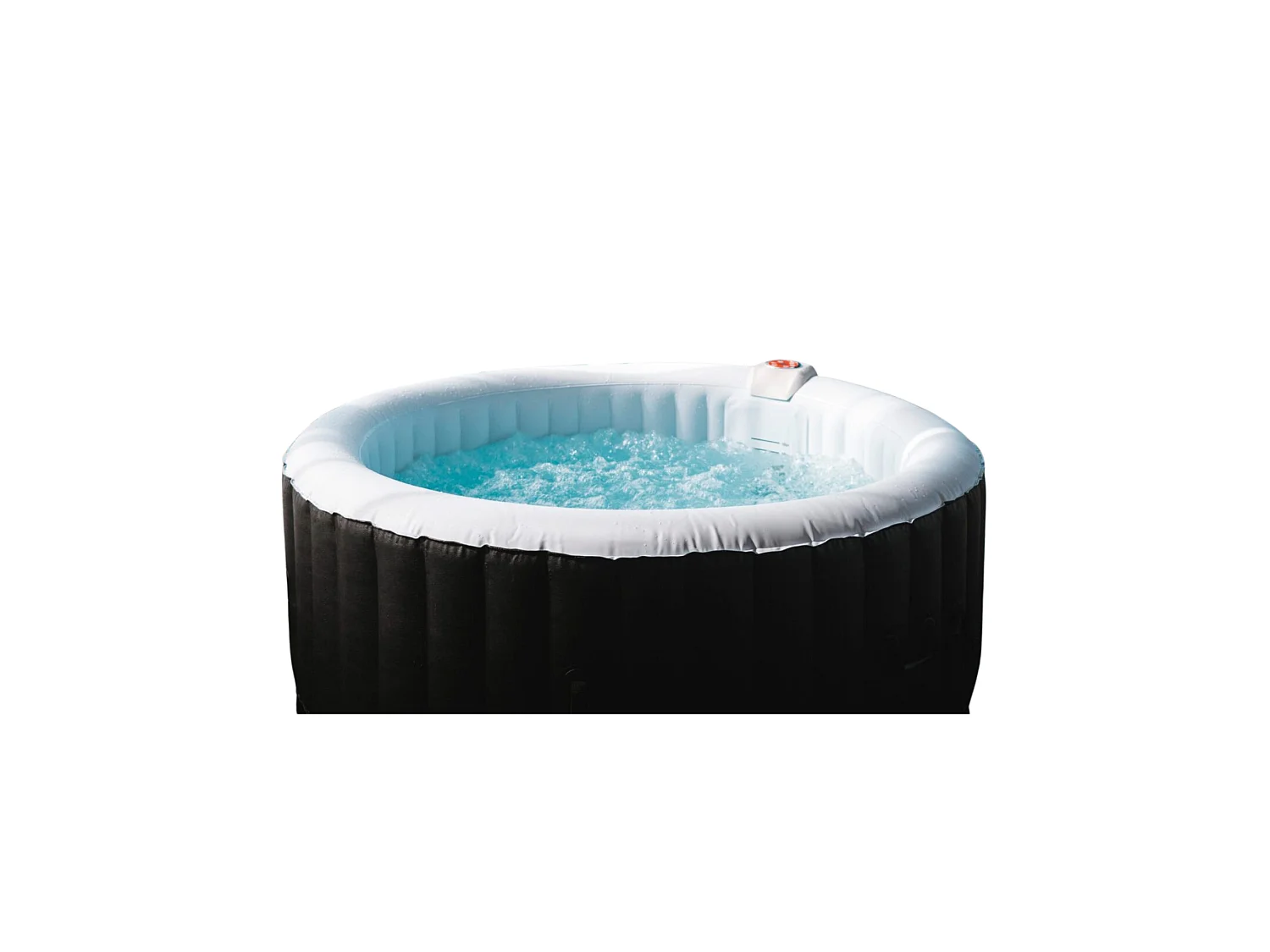 Aufblasbarer Whirlpool für 4 Personen, rund, Modell "Ospazia" – Durchmesser: 180 cm – inklusive Filter und Abdeckplane
