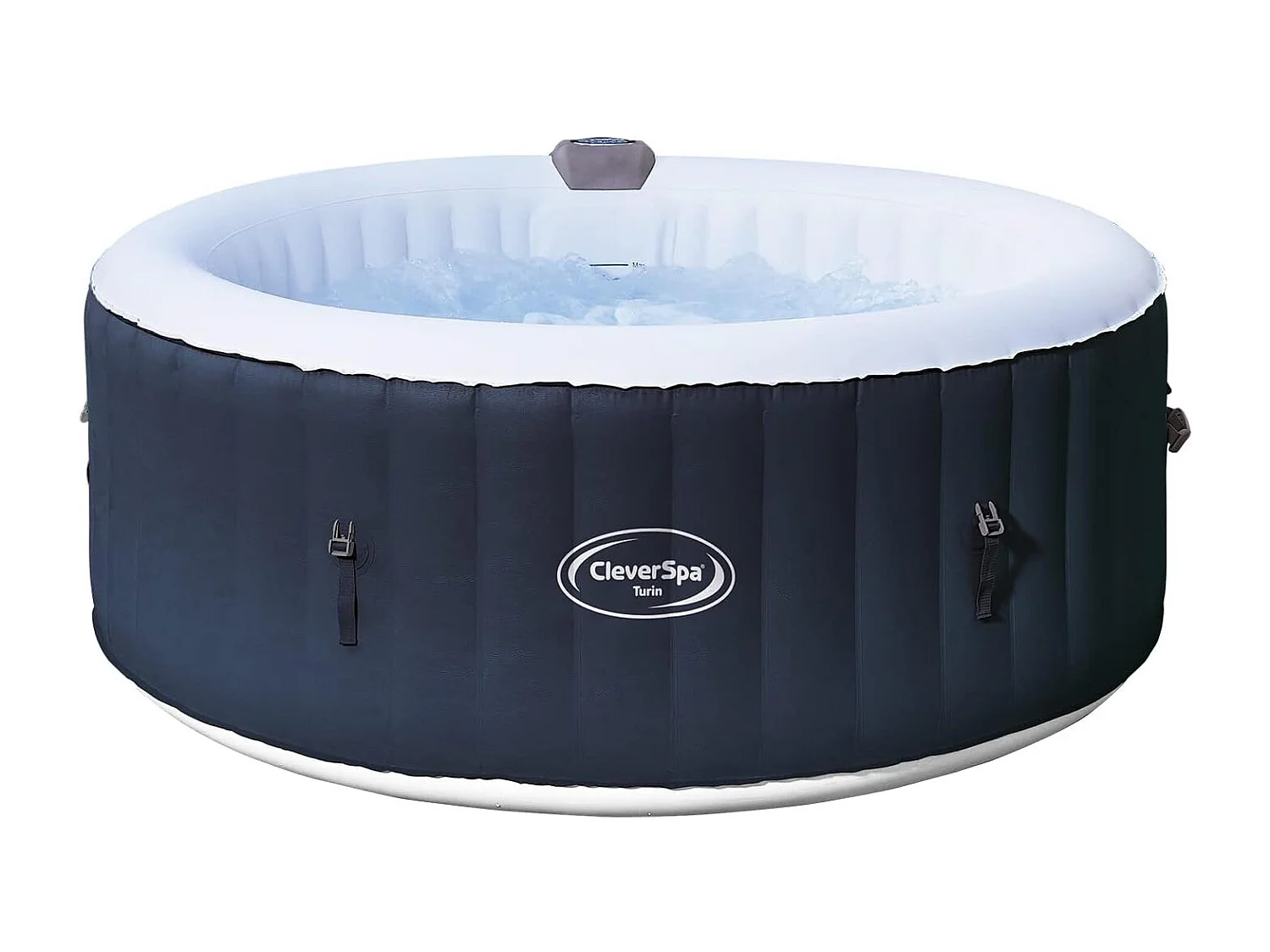 Spa gonfiabile 6 posti rotonda - CleverSpa modello Torino - Diametro: 208 cm - Filtro e copertura inclusi