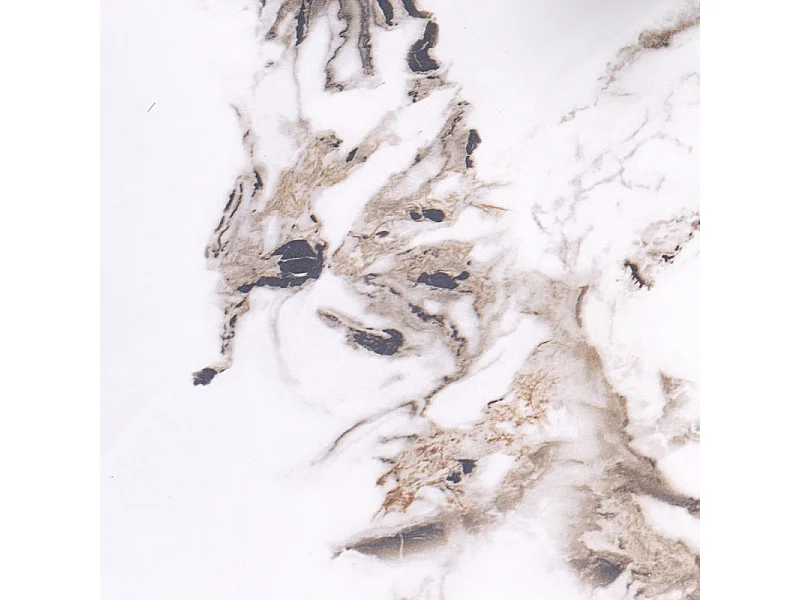 Table ronde 120cm style marbre avec pied central Mordor