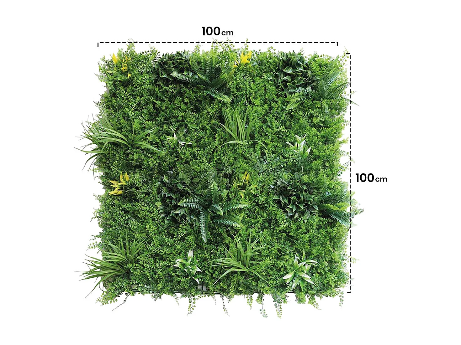 Jardín vertical leafy 100 x 100 cm nortene 1X3 M