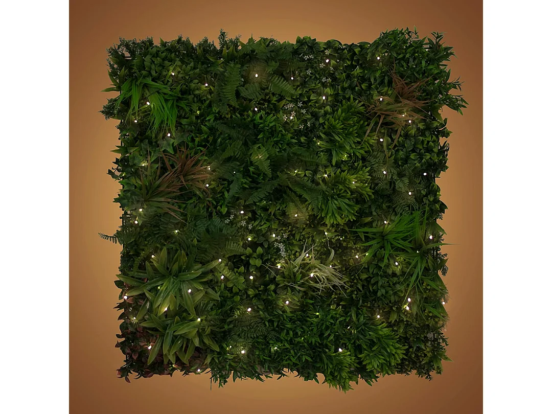 ROLLO JARDIN VERTICAL LIGHTED SAUVAGE 100 X 100 CM NORTENE