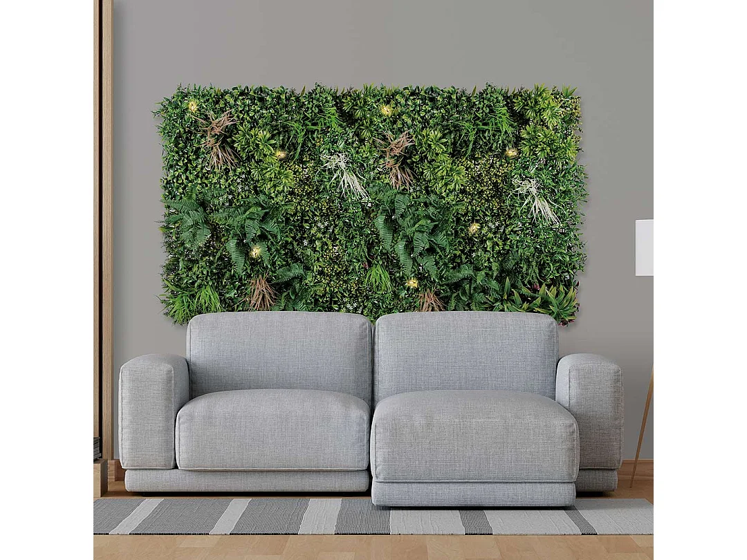 Rollo jardin vertical lighted sauvage 100 x 100 cm nortene 1X3 M