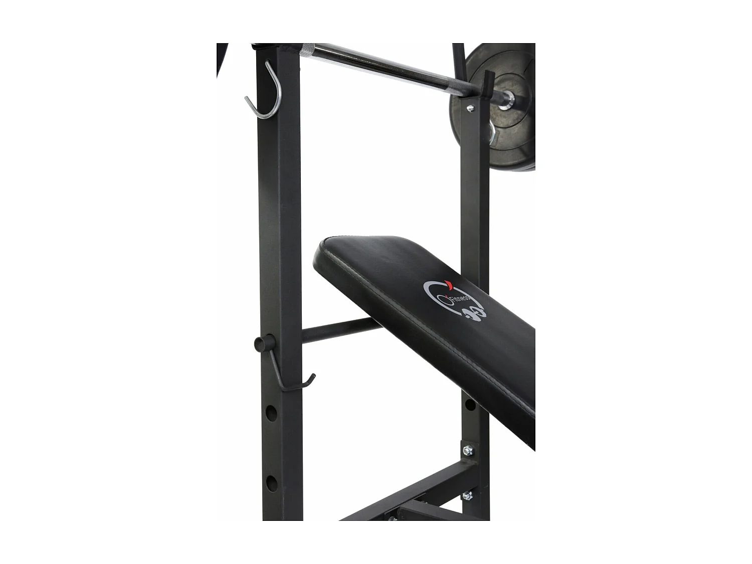 Banc de musculation avec poste jambe - Barre et 20 Kg de poids inclus - O'Fitness - Maison/appartement