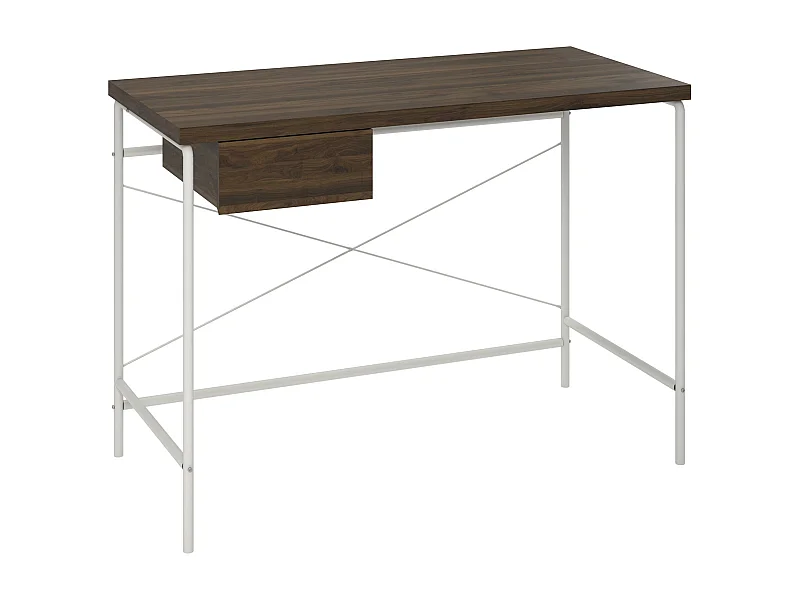 Webster | Bureau d'ordinateur avec 1 tiroir en panneaux alvéolés/agglomérés