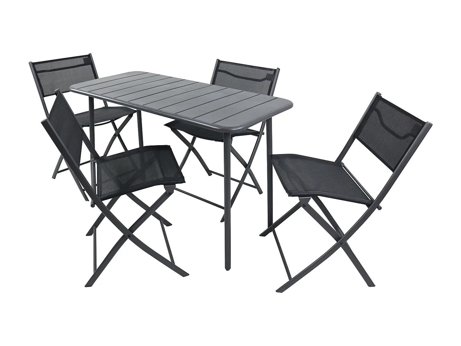 Tuinmeubelset Sumila 0 Zwart