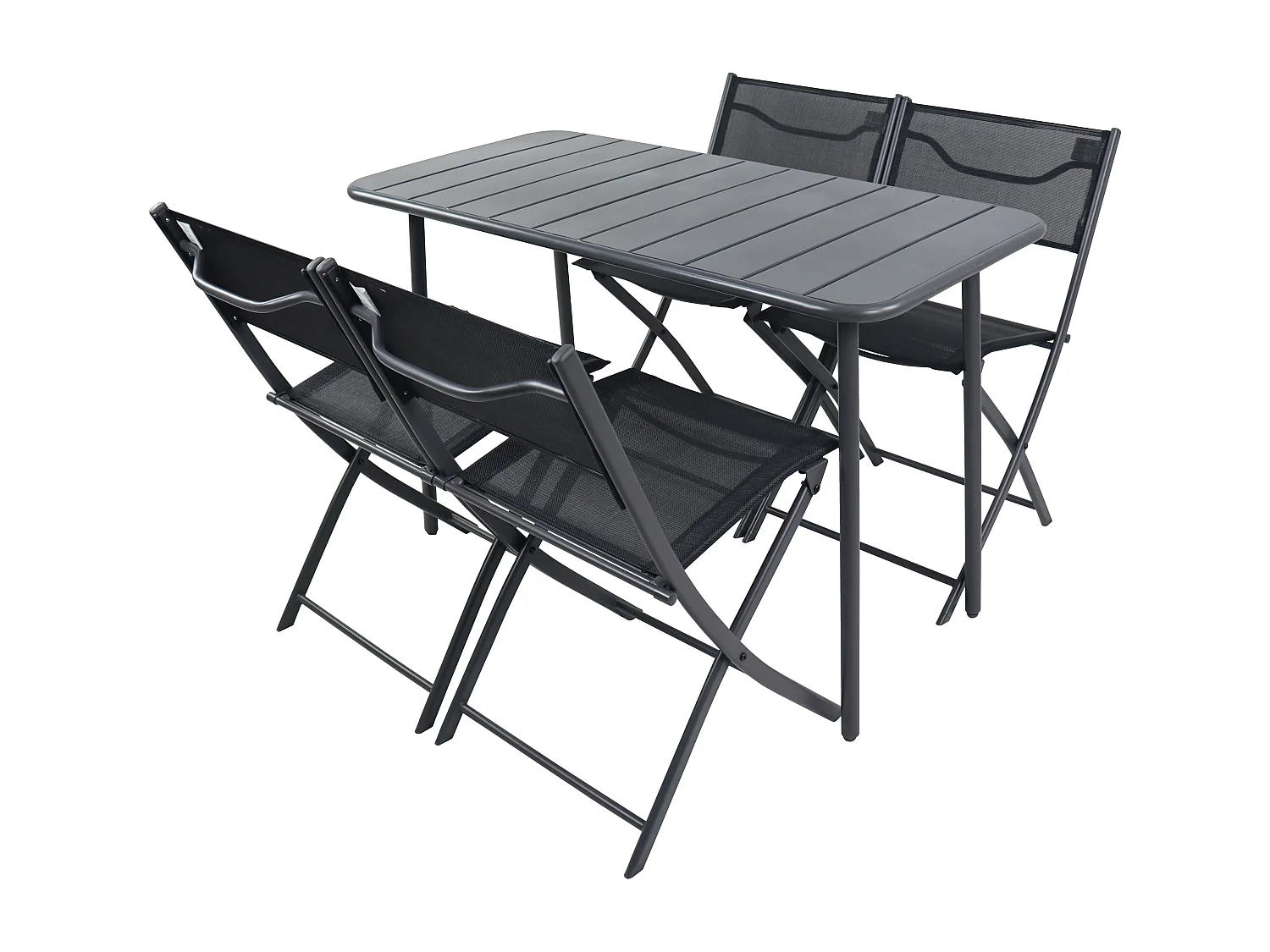 Garden furniture set Sumila Black 0