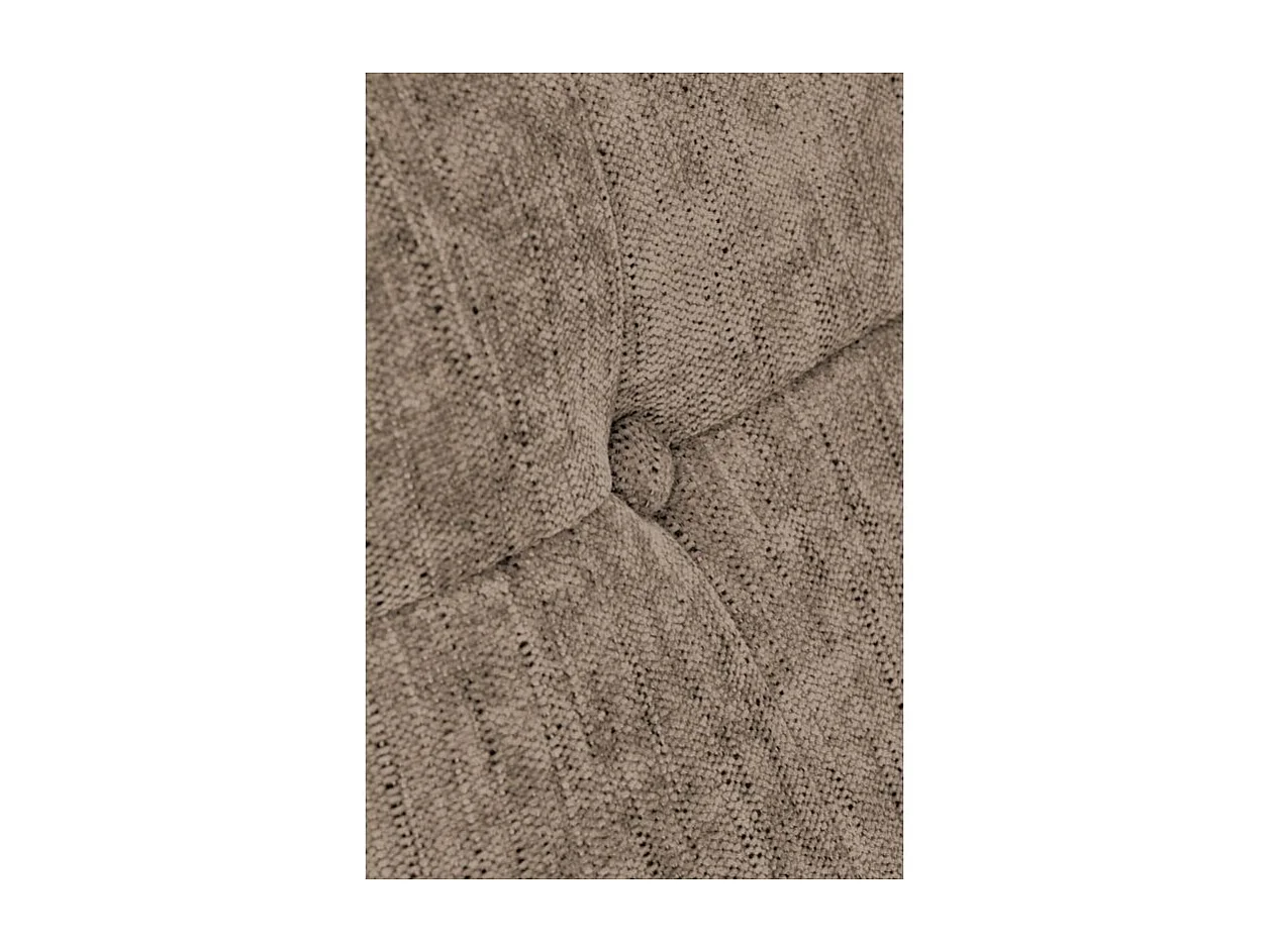 Poltrona da ufficio di design Persée in tessuto marrone chiaro