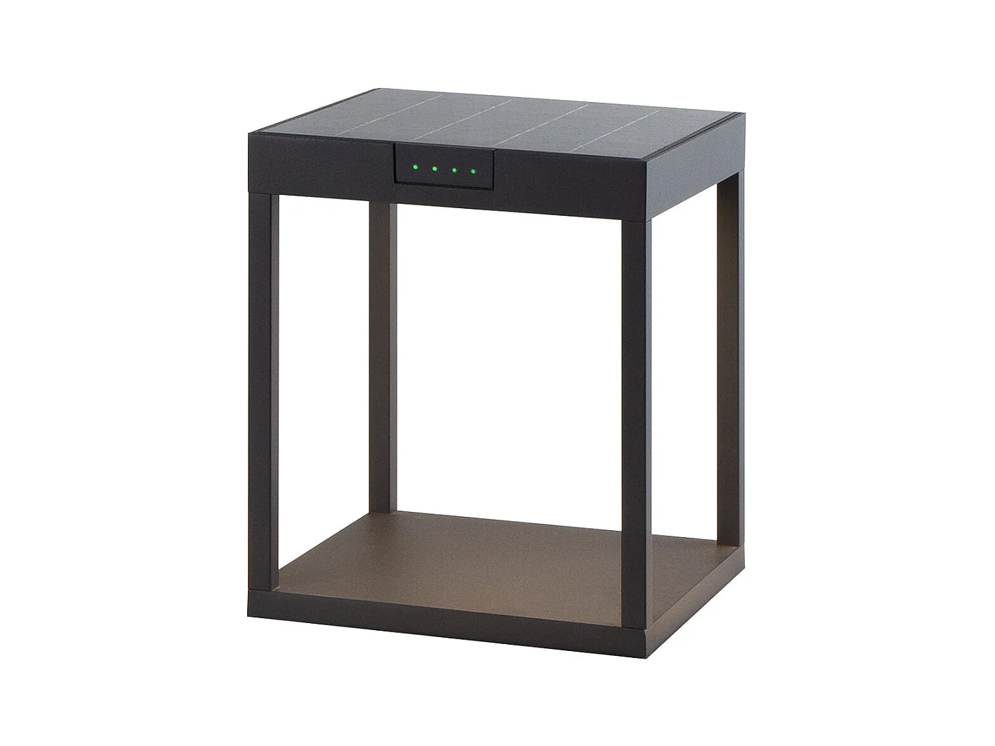 Borne solaire RADIA Noir Aluminium H24,5cm