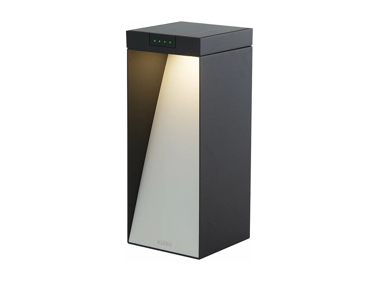 Borne solaire MILIO Noir Aluminium H35cm
