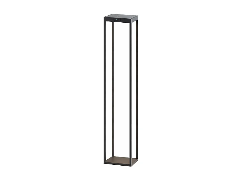 Borne solaire RADIA Noir Aluminium H110cm