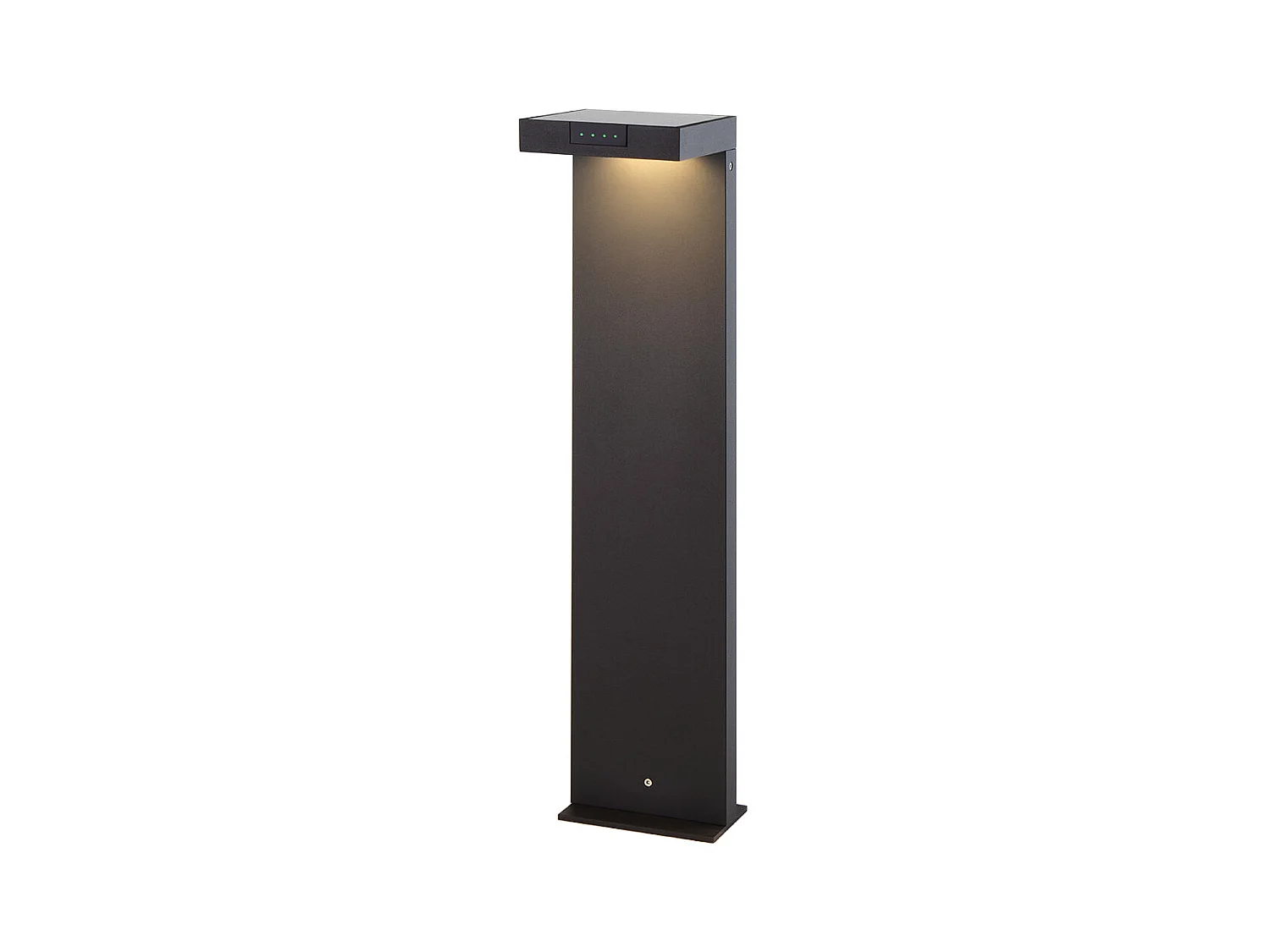 Borne solaire ALA Noir Aluminium H65cm