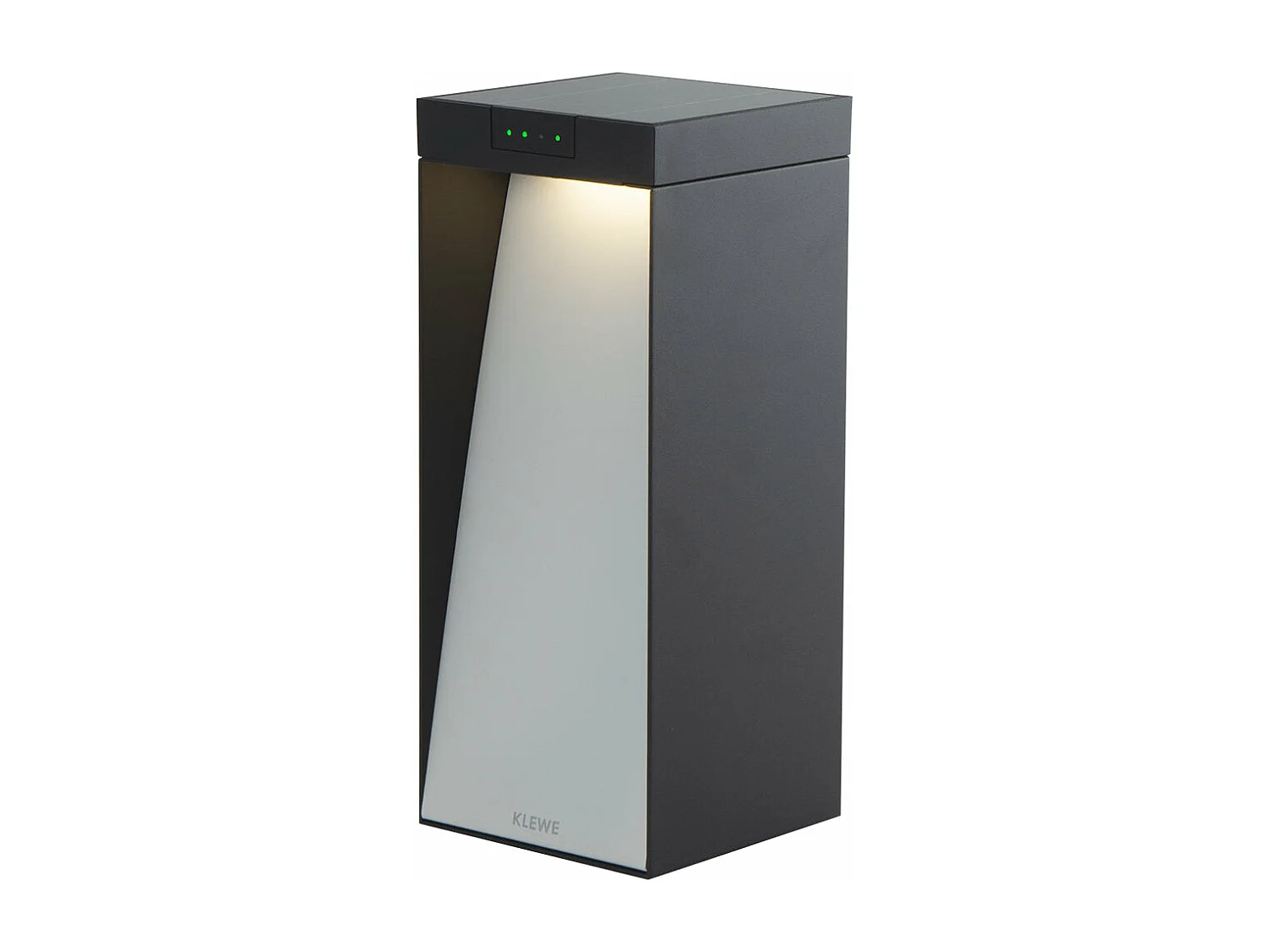 Borne solaire MILIO FULL Noir Aluminium H35cm