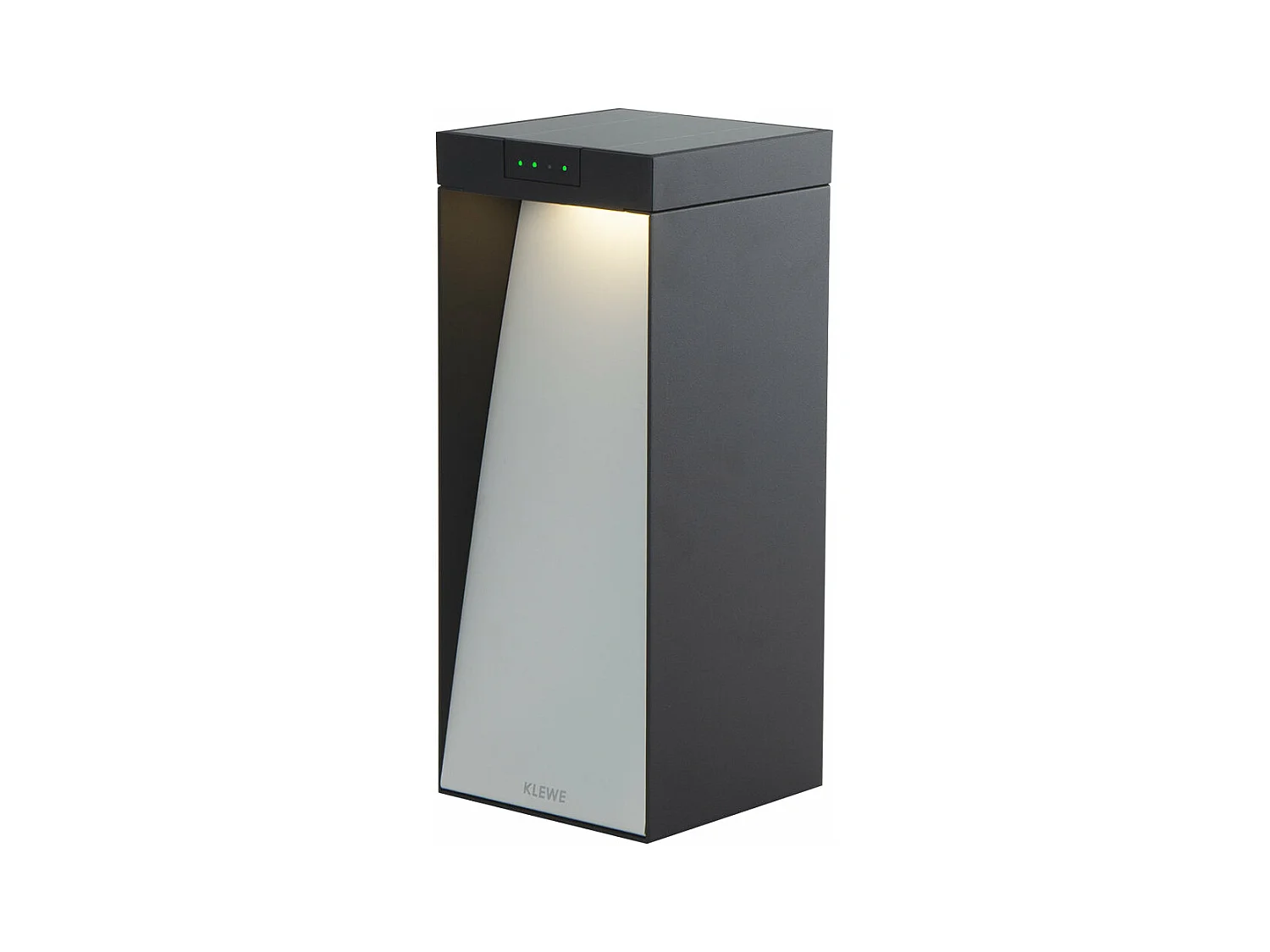 Borne solaire MILIO FULL Noir Aluminium H35cm