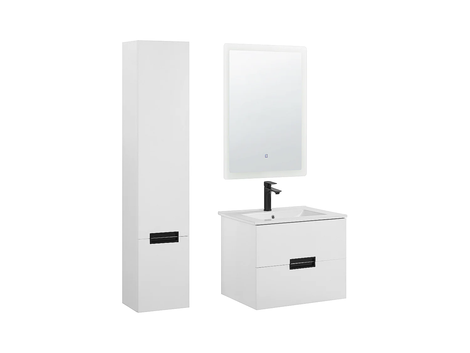 Ensemble de meubles de salle de bain TUDELA Blanc