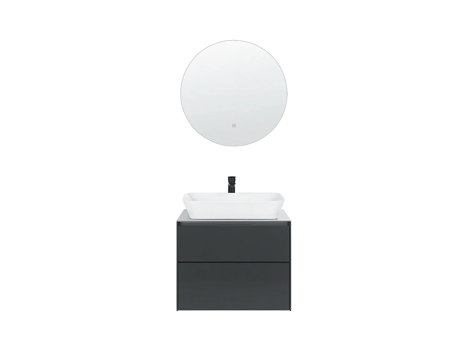 Ensemble de meubles de salle de bain MANZON 60 cm Gris