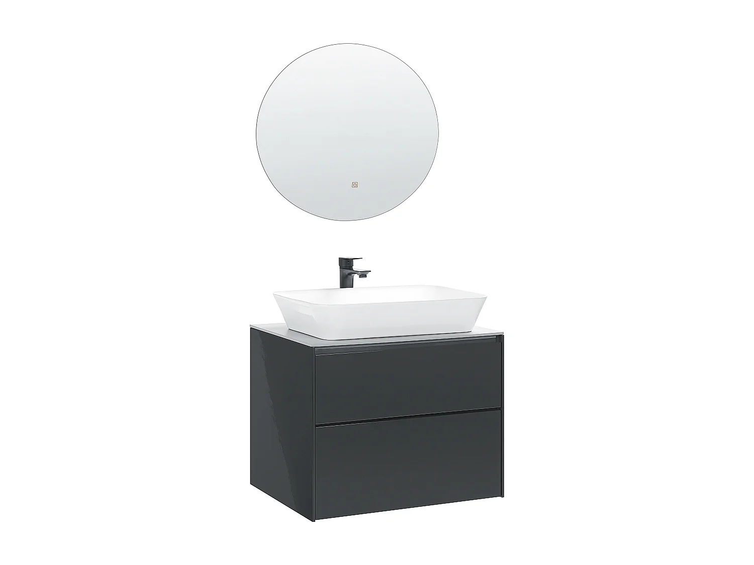 Badkamermeubelset MANZON 60 cm Grijs