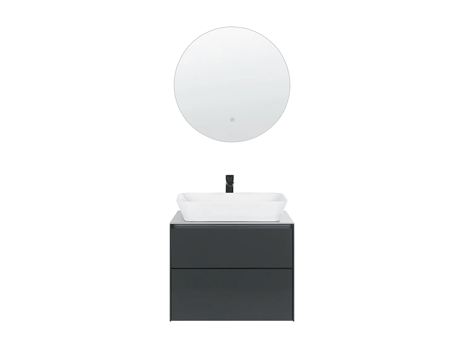 Badkamermeubelset MANZON 60 cm Grijs