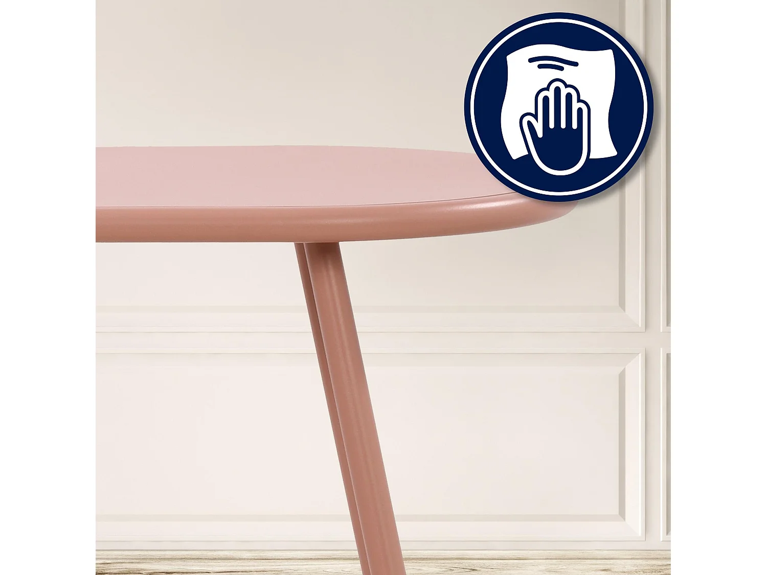 Ensemble de jardin - Table + 4 Chaises - Velvena