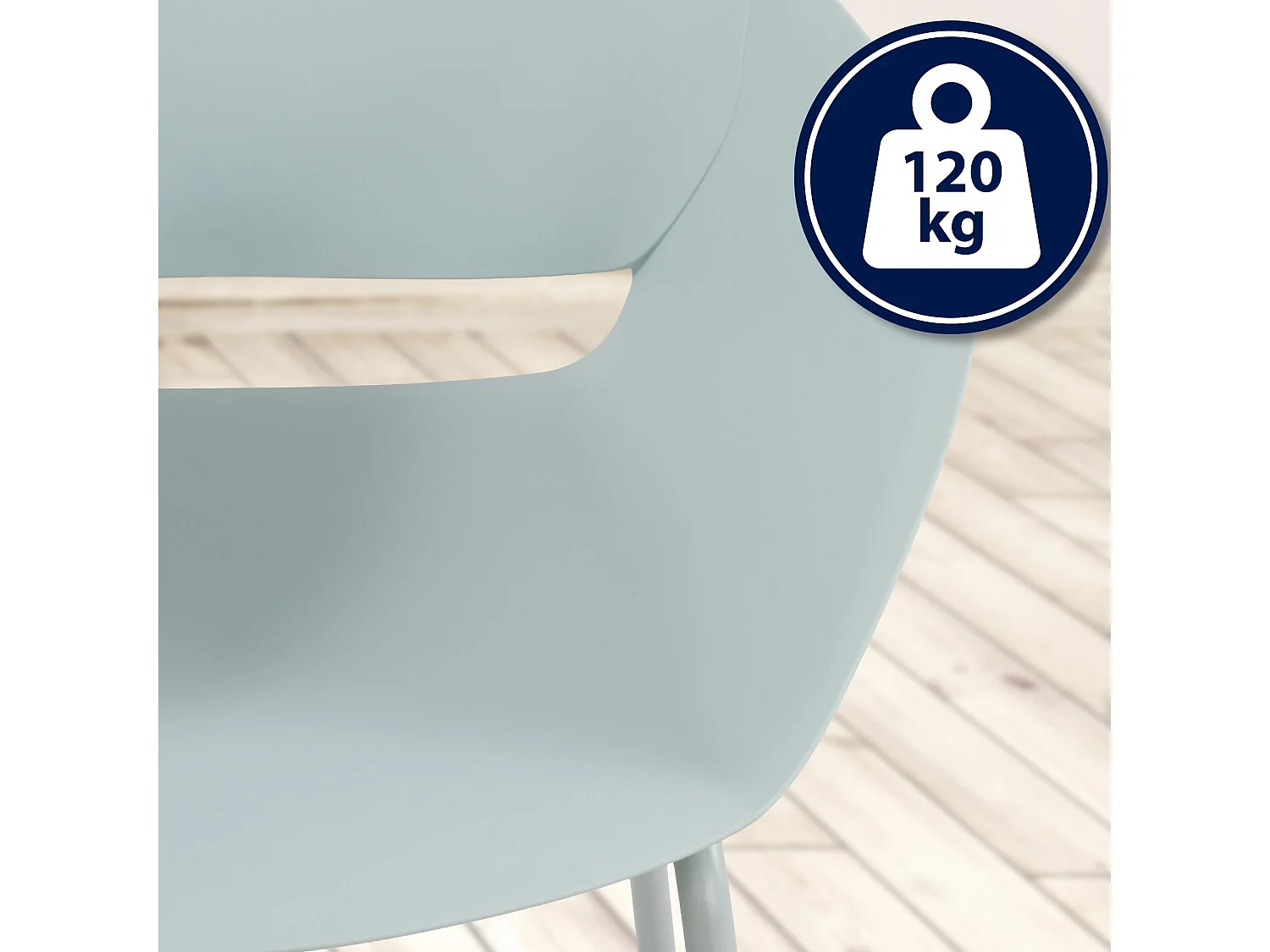 Ensemble de jardin - Table + 4 Chaises - Velvena