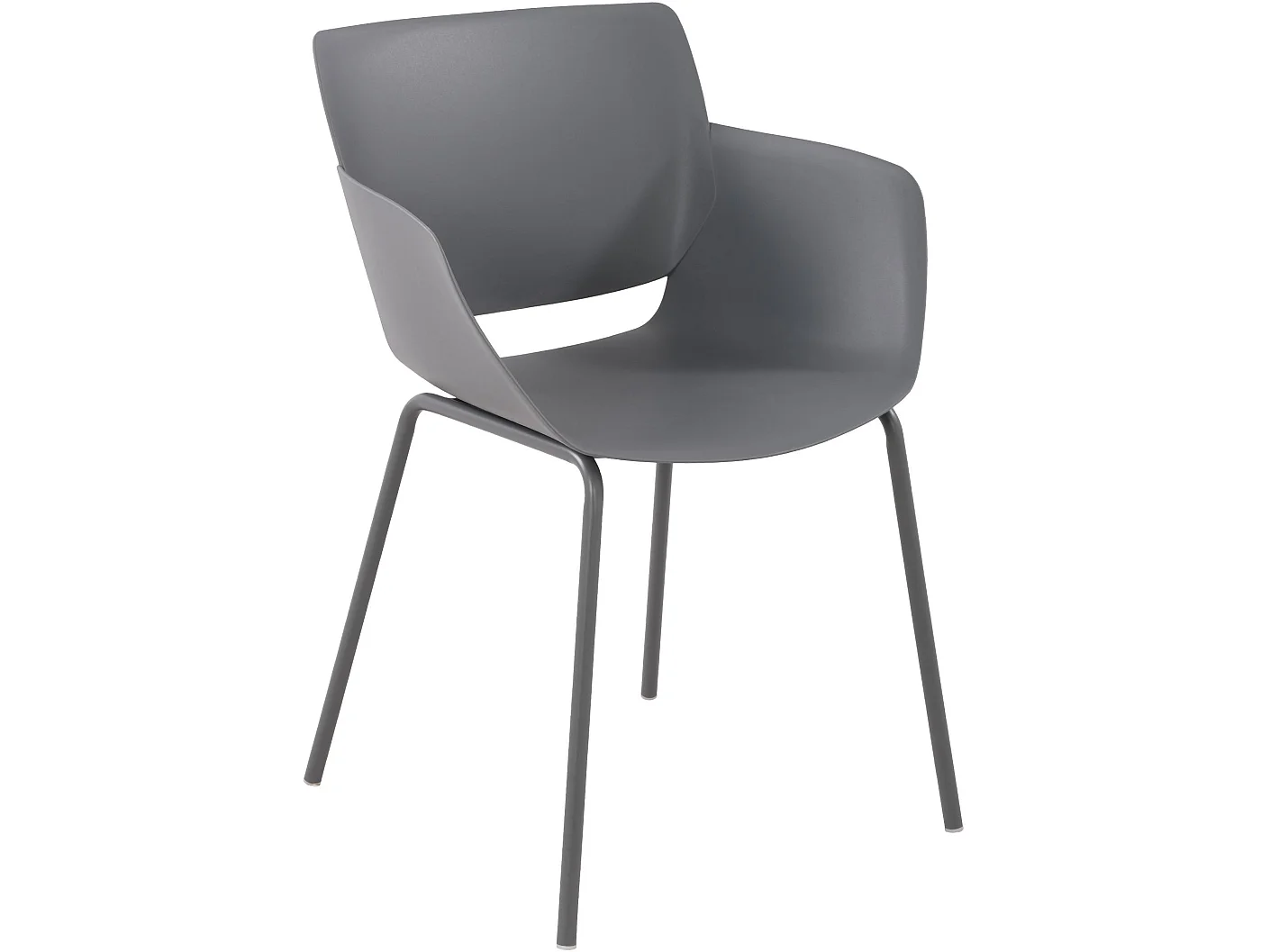 Ensemble de jardin - Table + 4 Chaises - Velvena