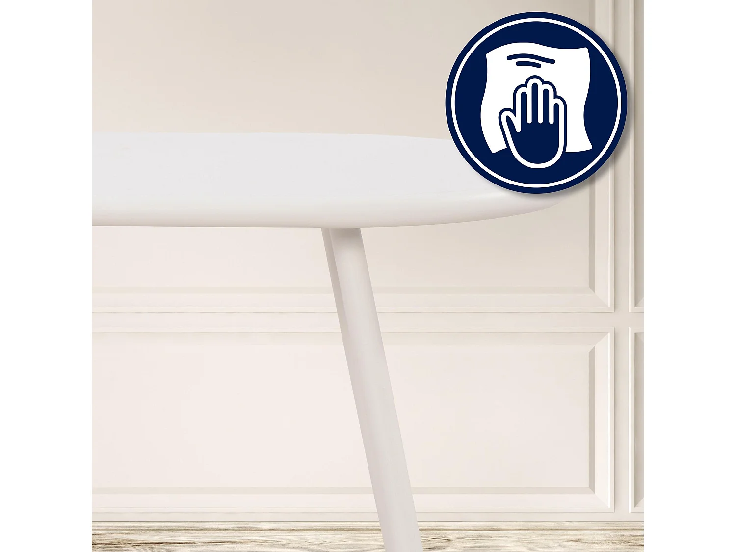 Ensemble de jardin - Table + 4 Chaises - Velvena