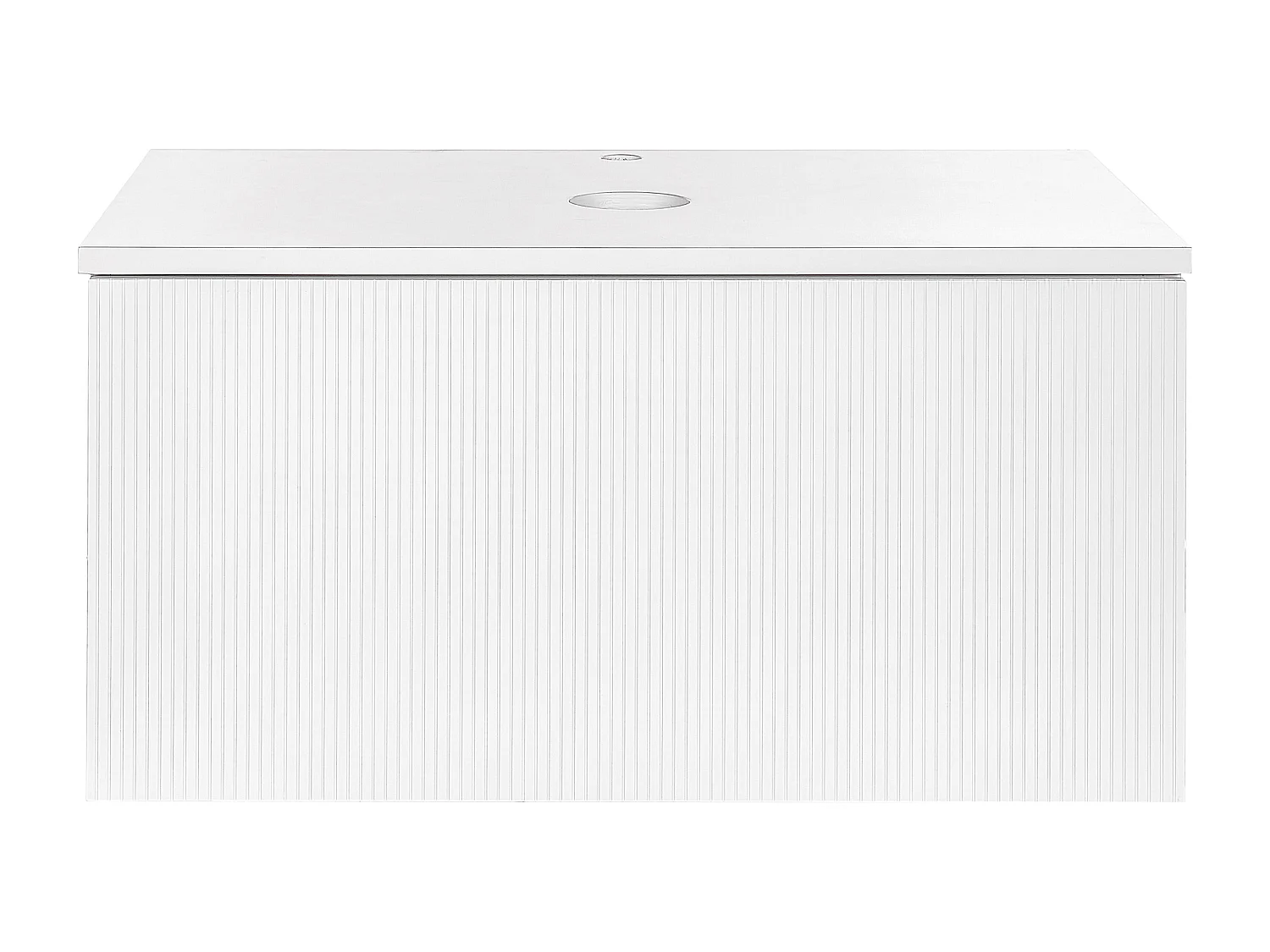 Meuble lavabo mural ALZIRA 80 cm Blanc