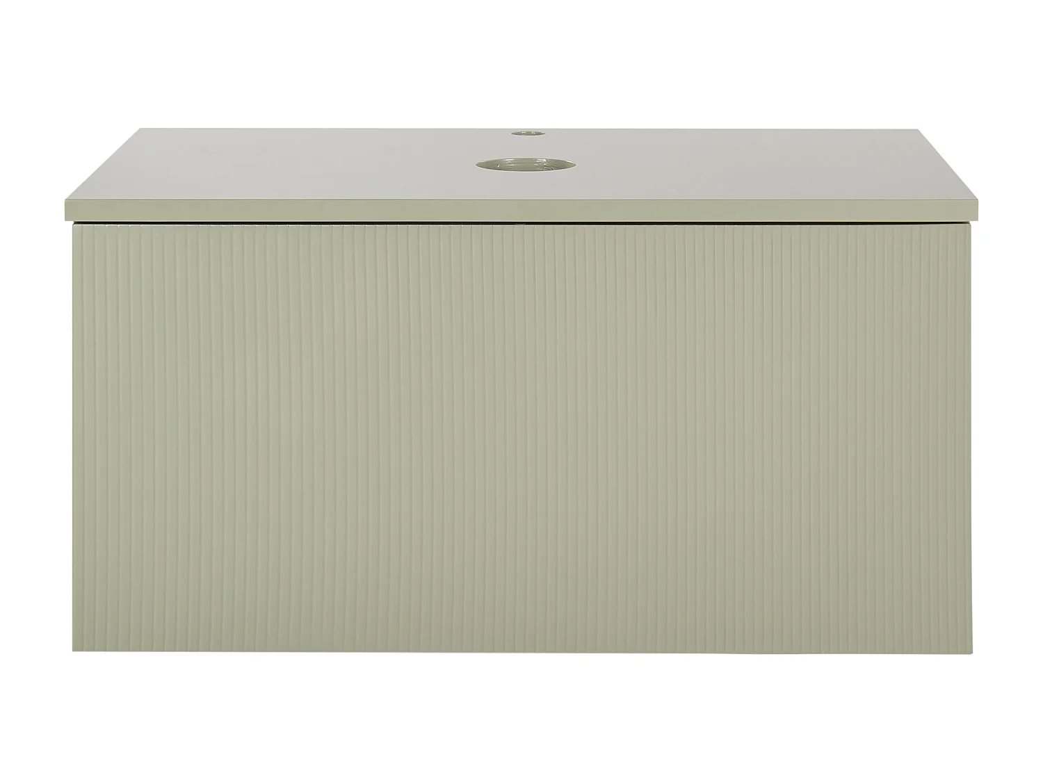 Meuble lavabo mural ALZIRA 80 cm Vert clair