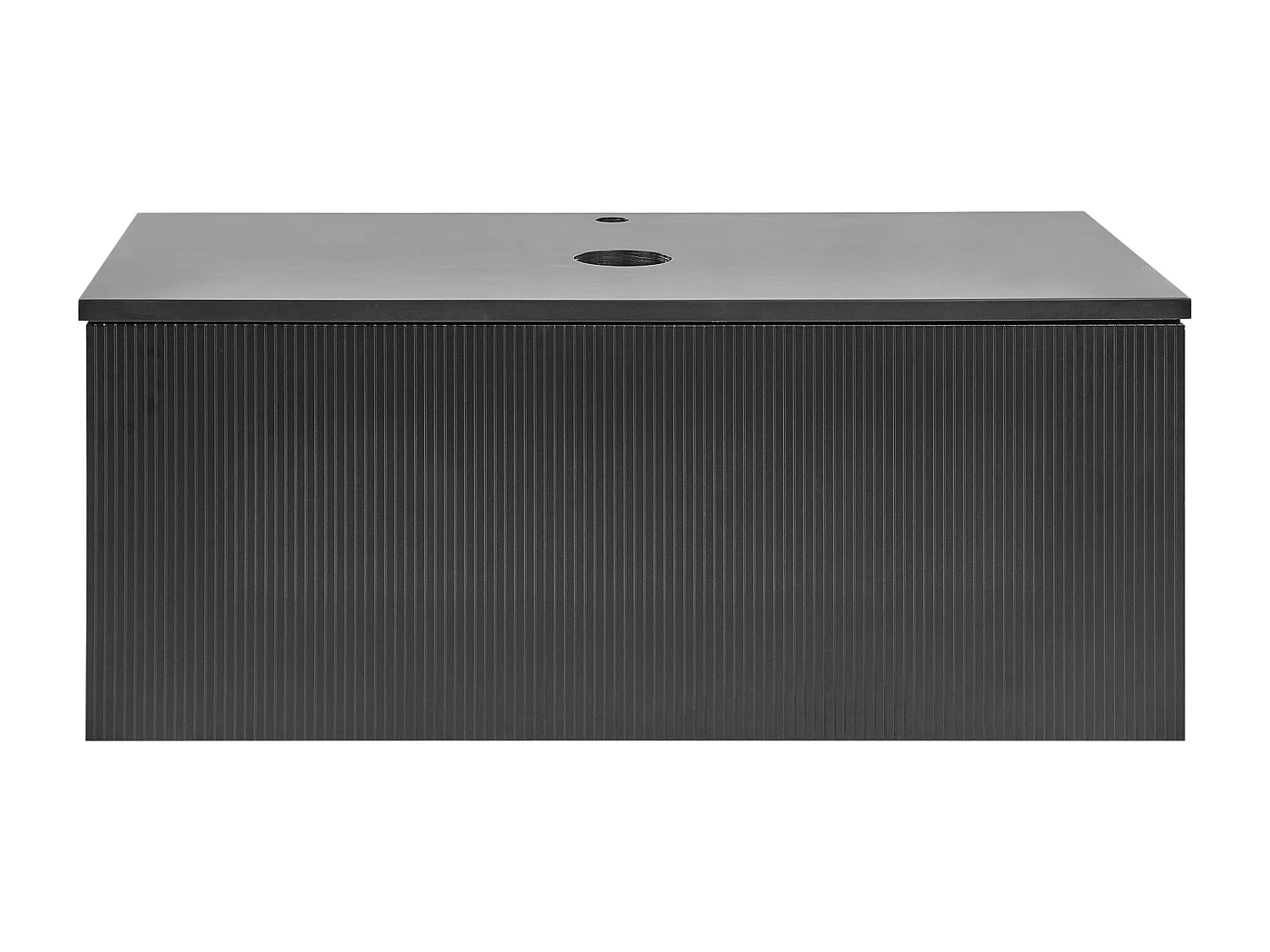 Meuble lavabo mural ALZIRA 100 cm Noir