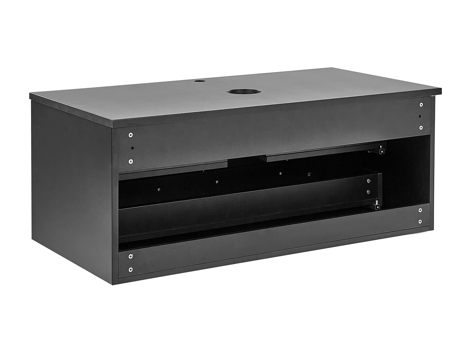 Meuble lavabo mural ALZIRA 100 cm Noir