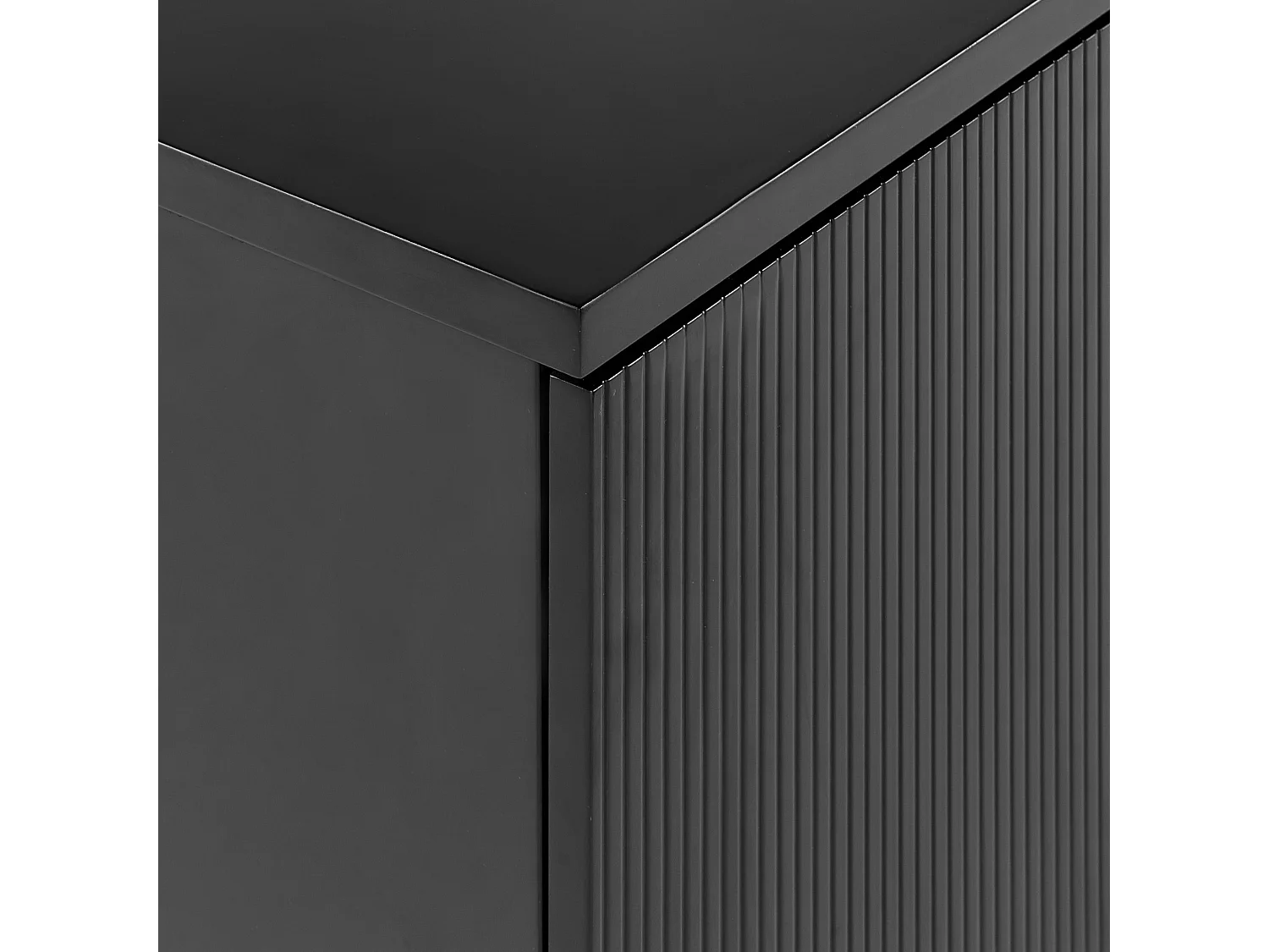 Meuble lavabo mural ALZIRA 80 cm Noir