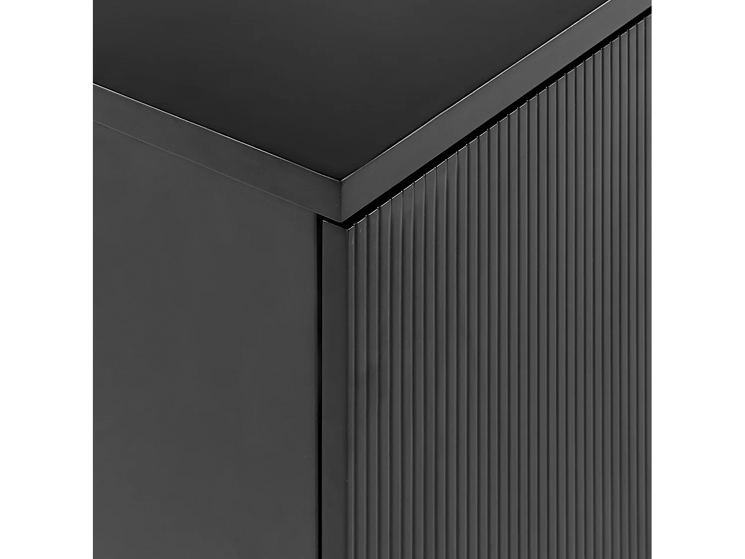 Mobile lavabo da parete ALZIRA 80 cm Nero