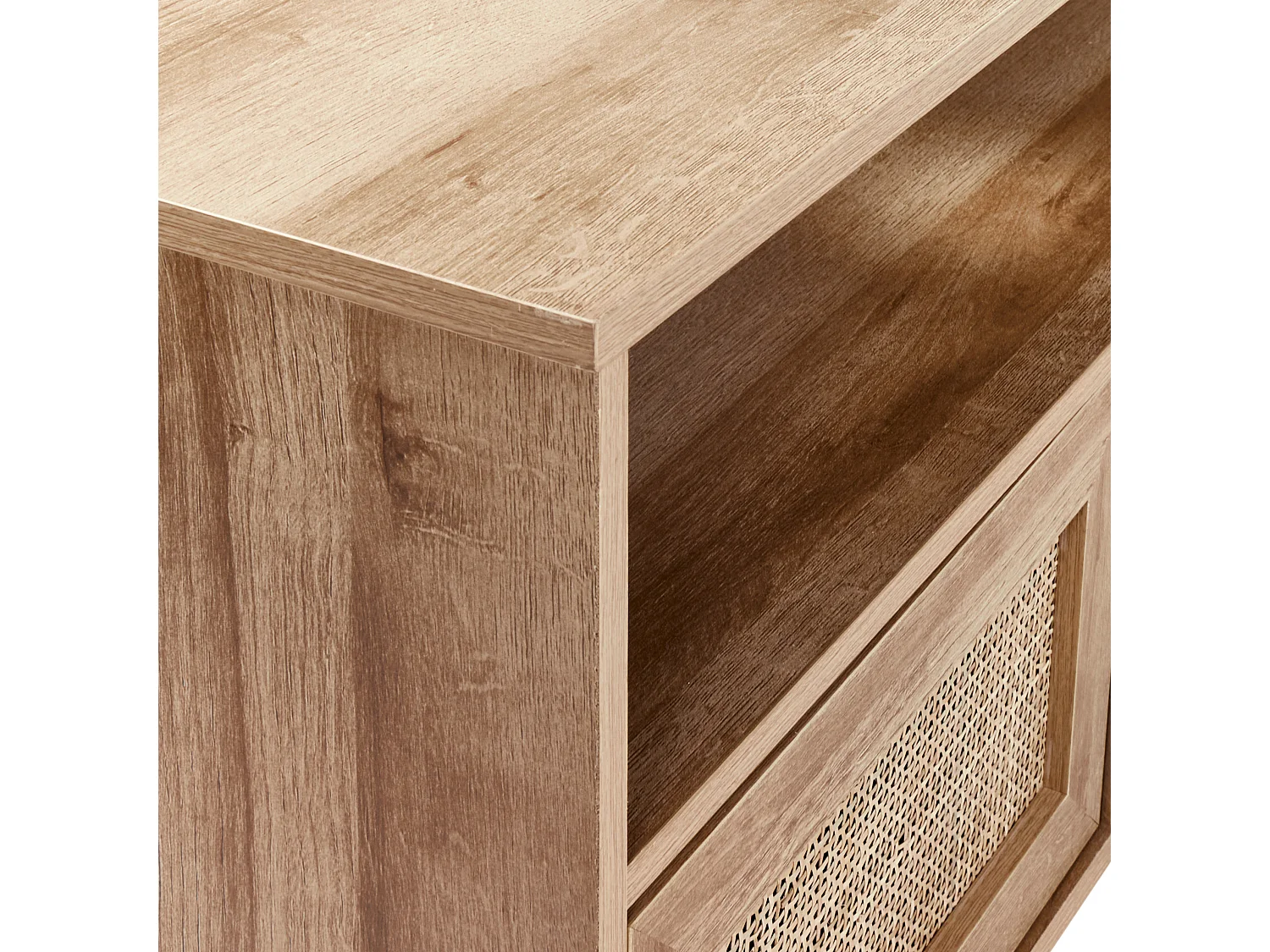 Wandmontierter Waschtischunterschrank ROSELL 86 cm Hellbraun