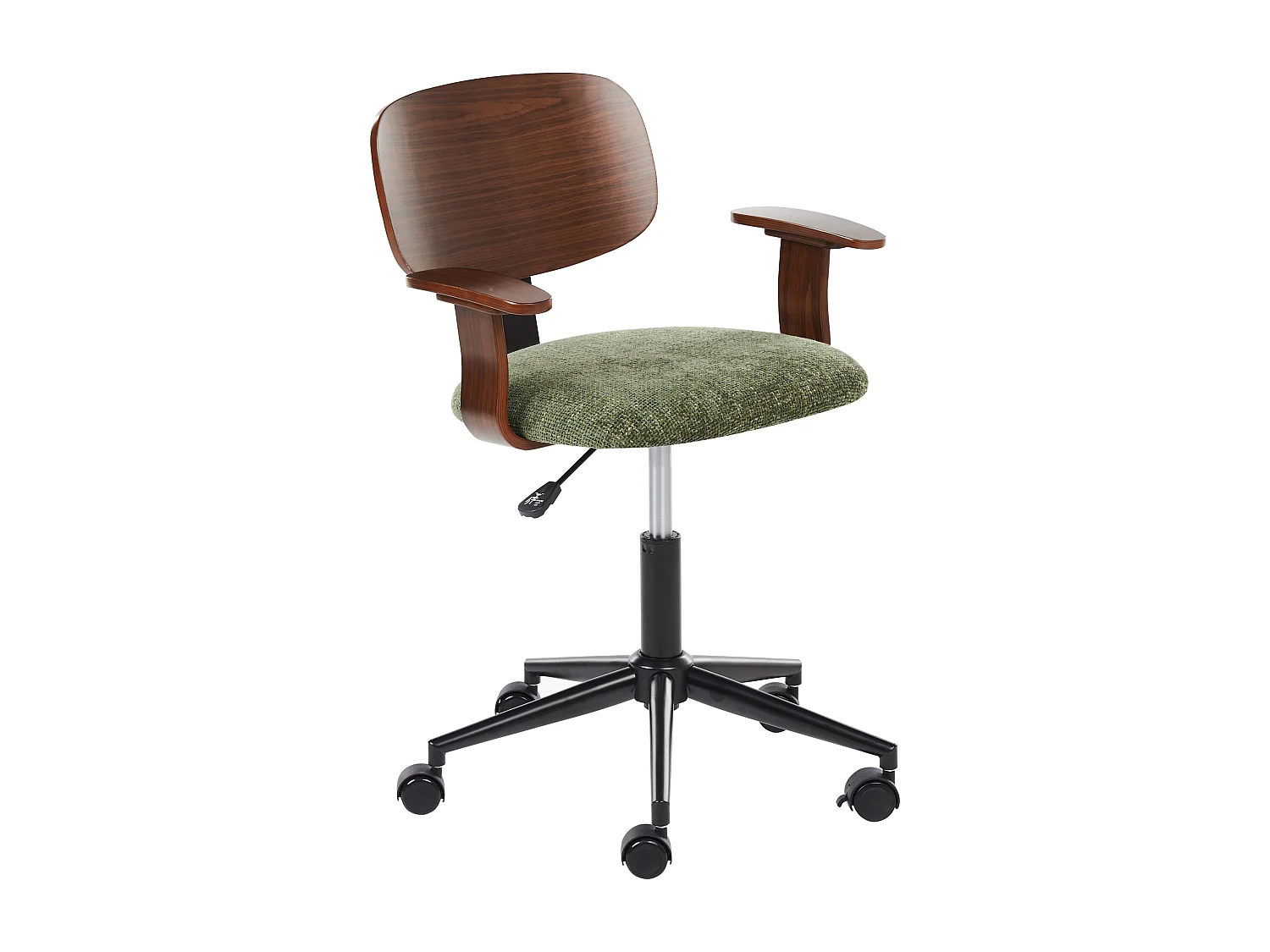 Chaise de bureau GUNNISON Tissu Vert