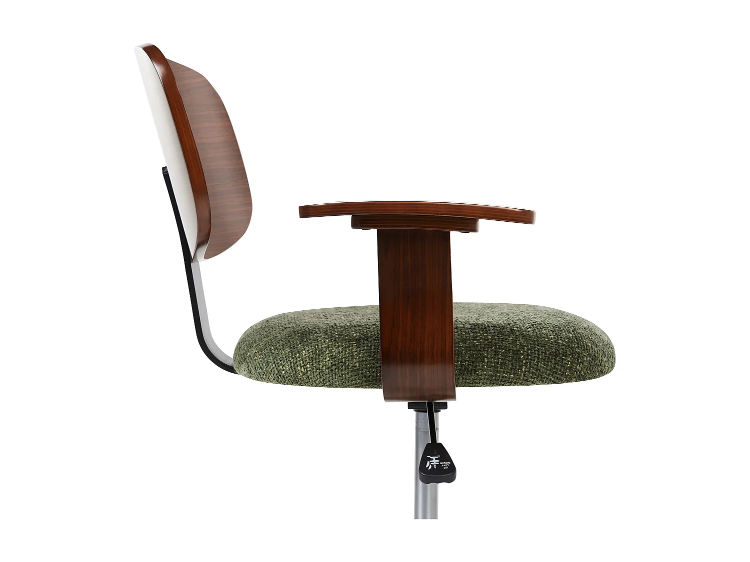 Chaise de bureau GUNNISON Tissu Vert