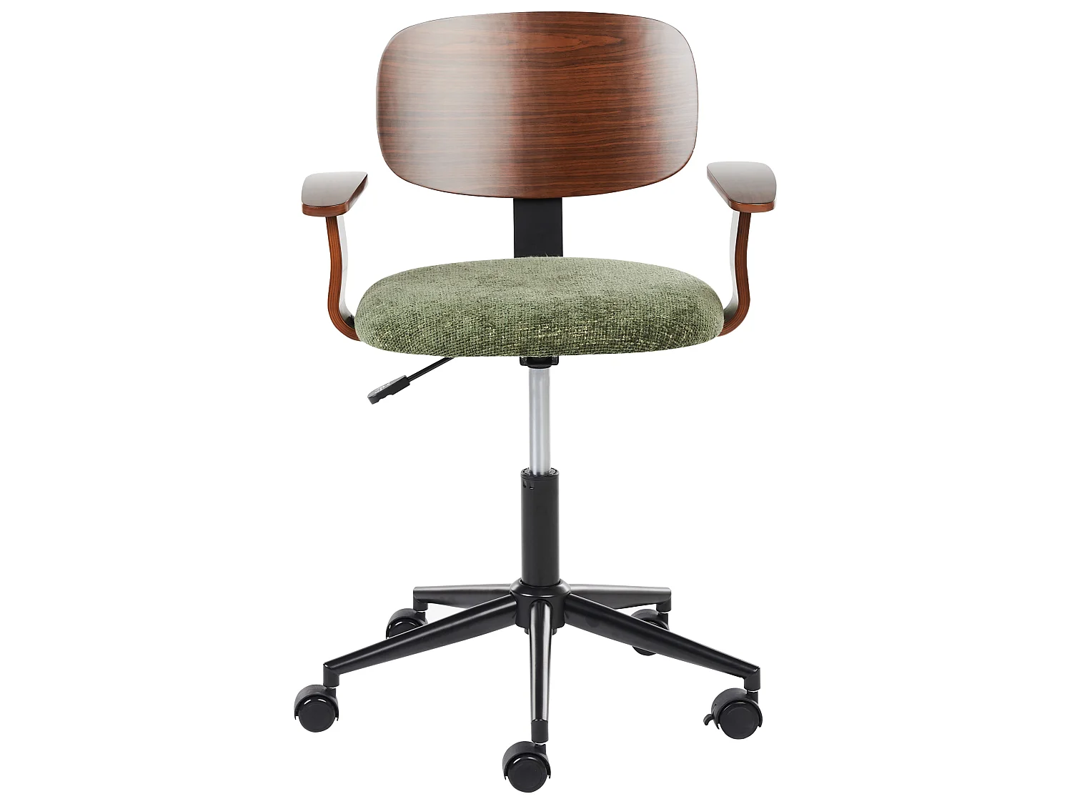 Chaise de bureau GUNNISON Tissu Vert