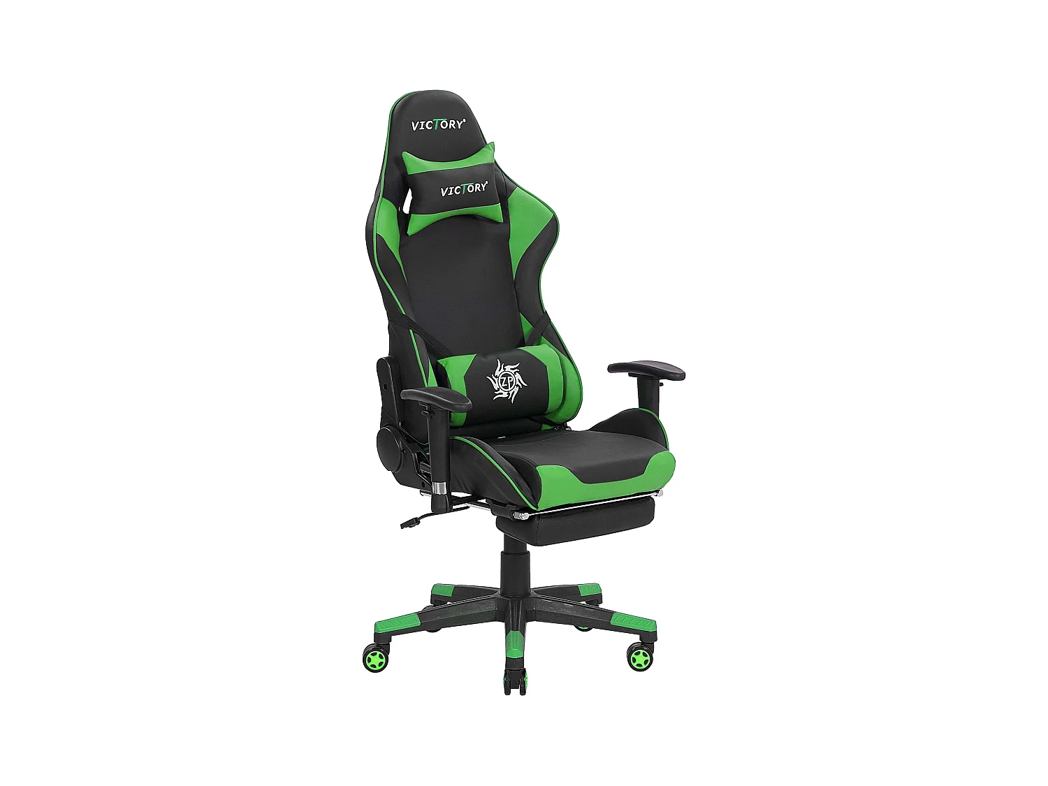 Siège de gaming VICTORY Cuir PU Vert