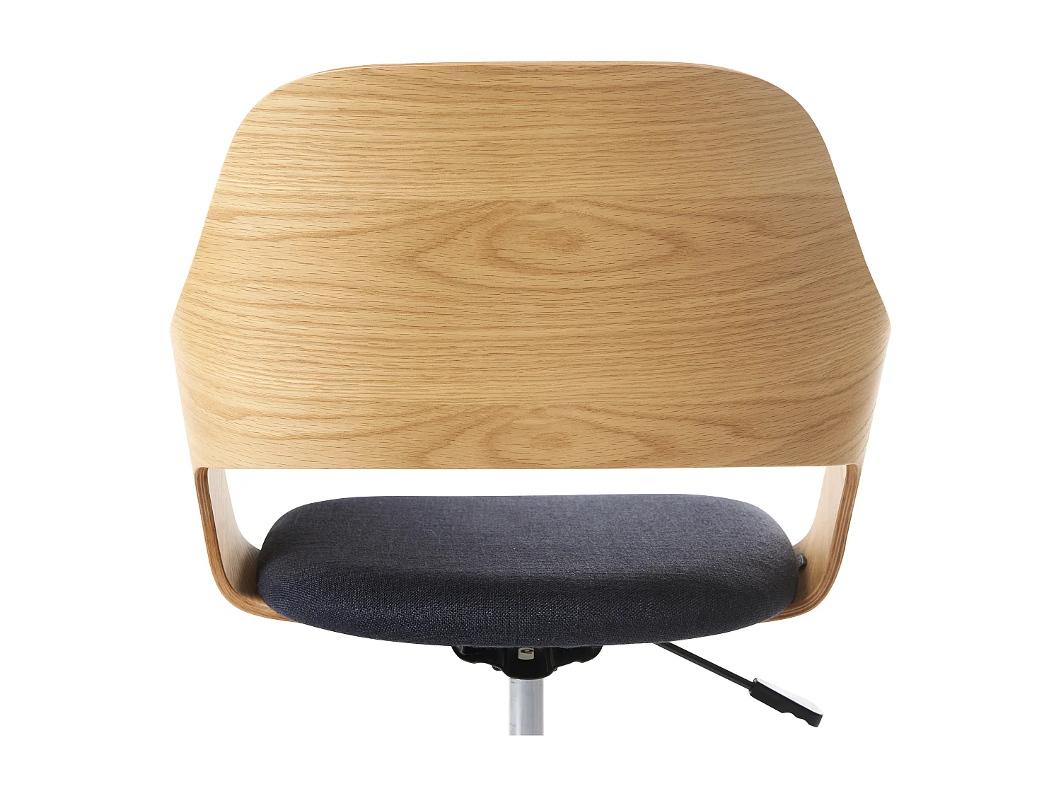 Chaise de bureau NOVATO Lin synthétique Noir