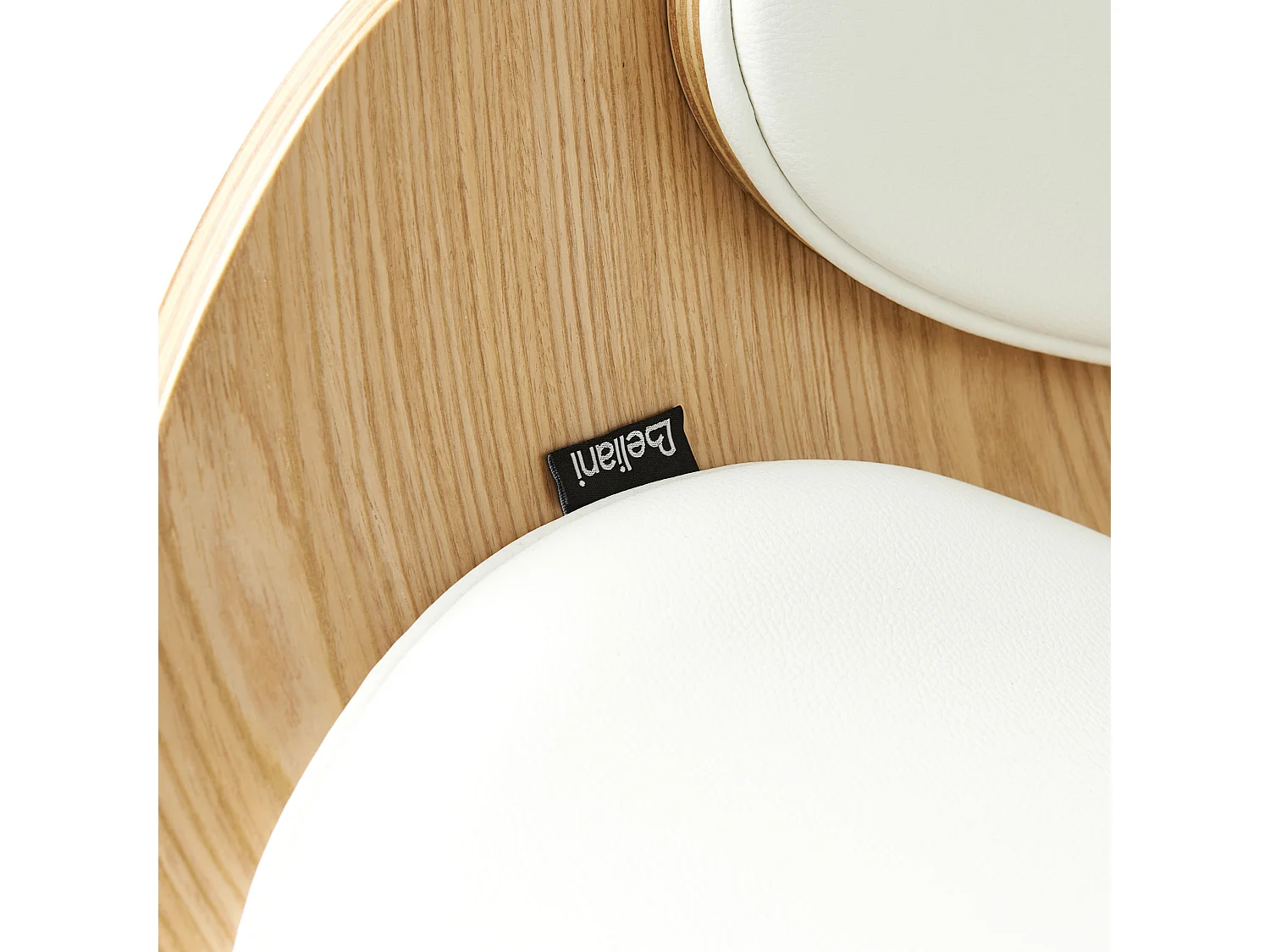 Krzesło biurowe Obrotowy PALATKA Ekoskóra Biały