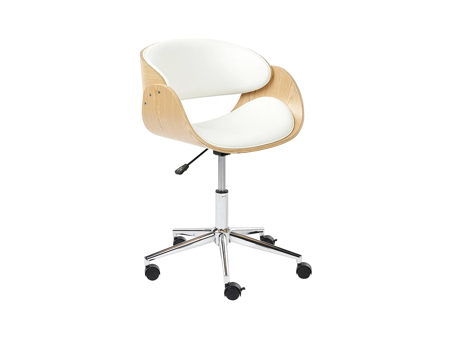 Chaise de bureau PALATKA Cuir PU Blanc
