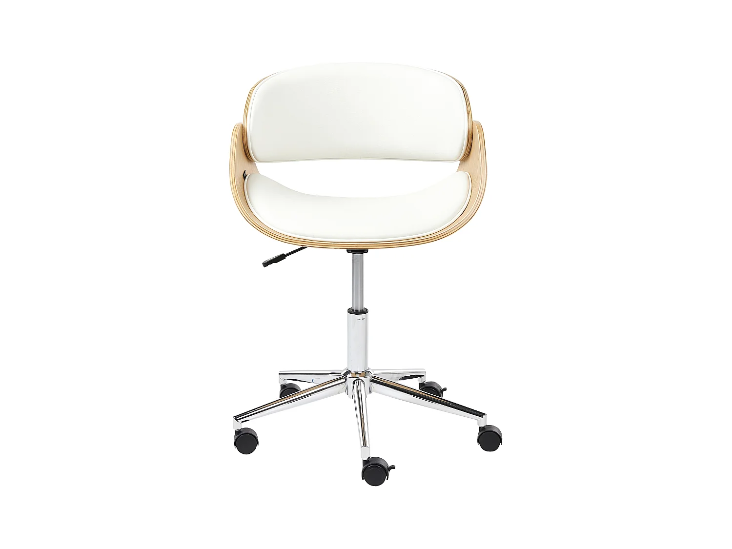 Bureaustoel Draaibaar PALATKA Kunstleer Wit