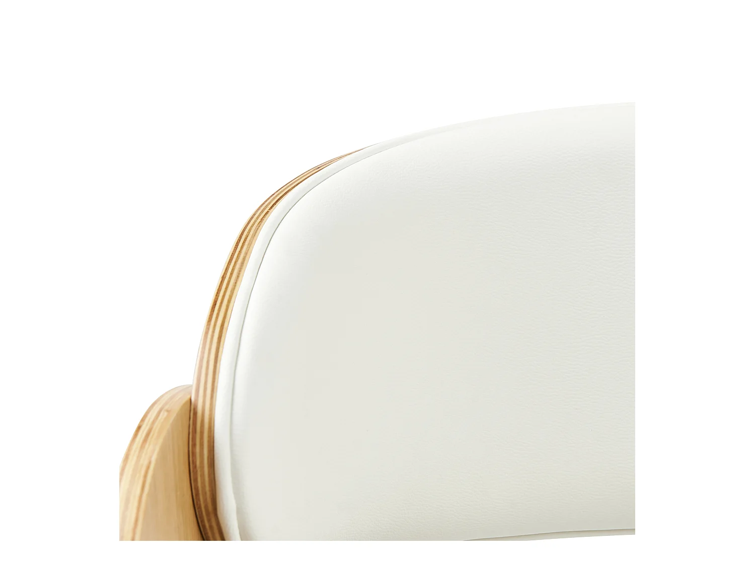 Bureaustoel Draaibaar PALATKA Kunstleer Wit