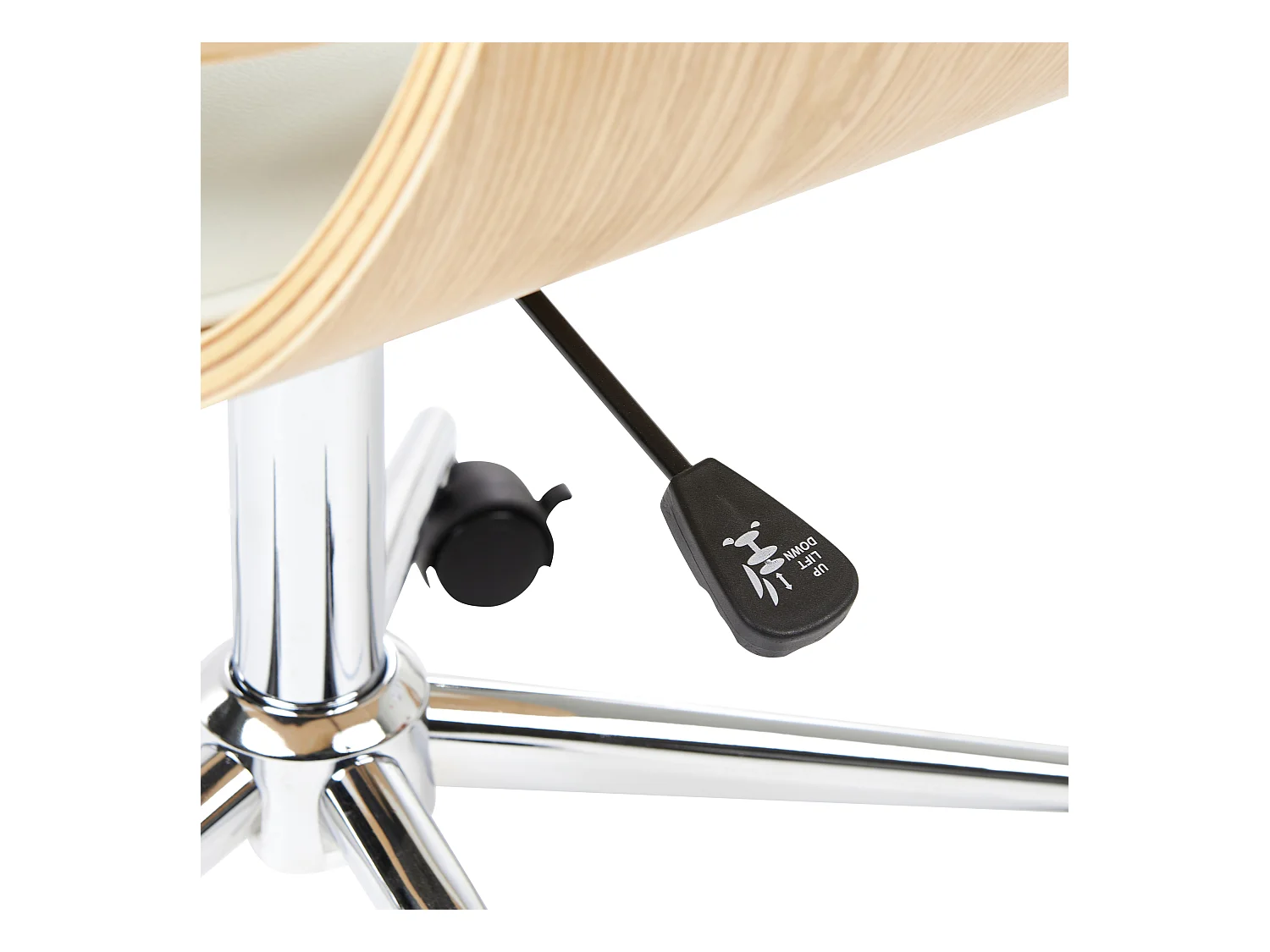 Bureaustoel Draaibaar PALATKA Kunstleer Wit