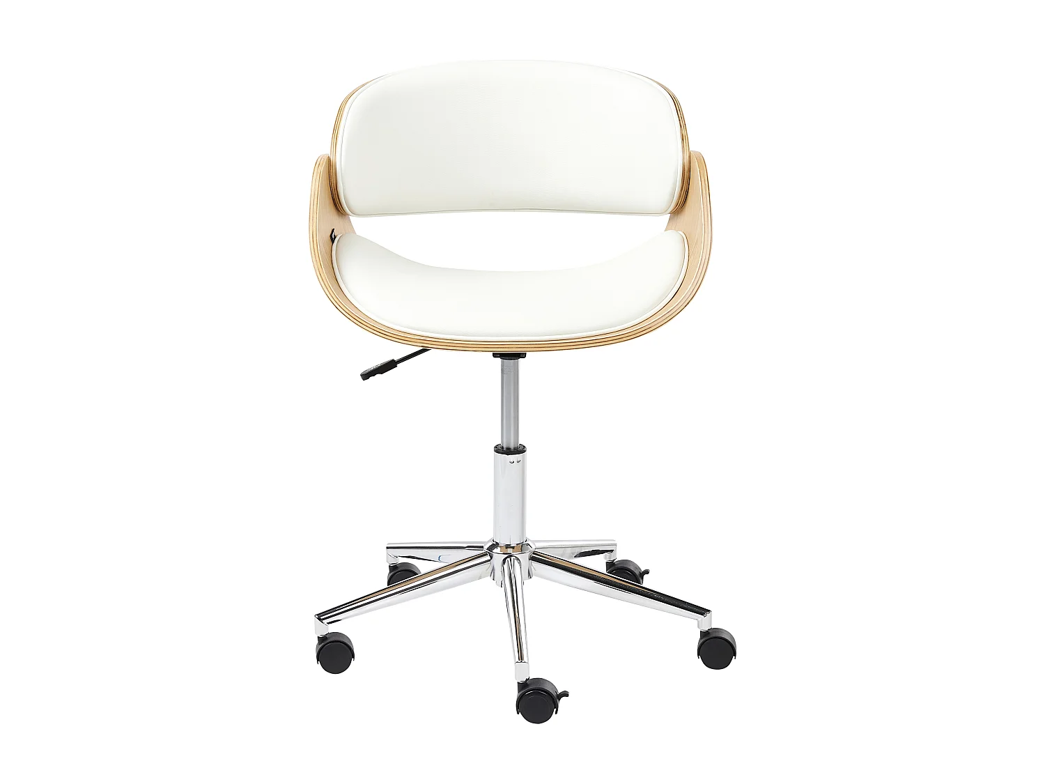 Sedia da scrivania PALATKA Pelle sintetica Bianco