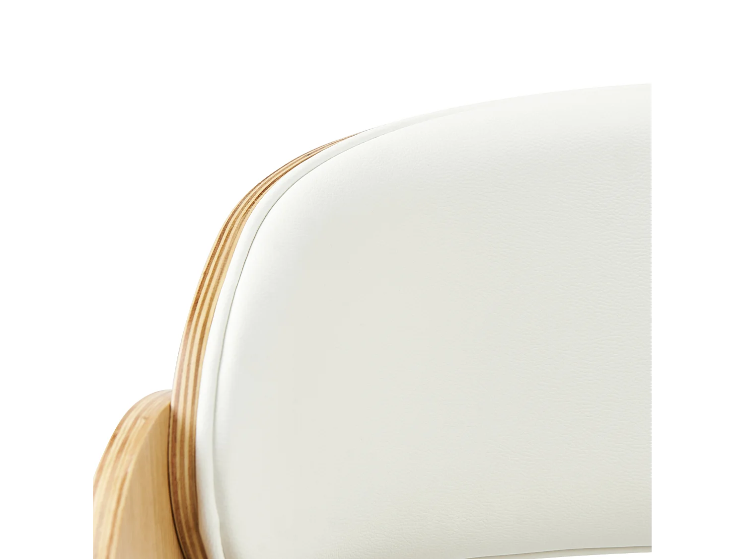 Sedia da scrivania PALATKA Pelle sintetica Bianco