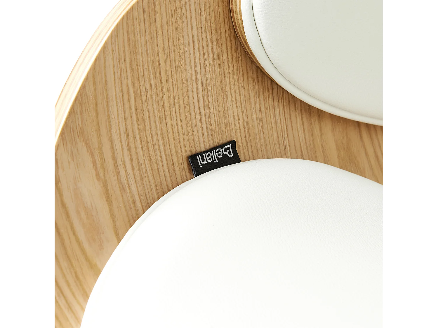 Sedia da scrivania PALATKA Pelle sintetica Bianco