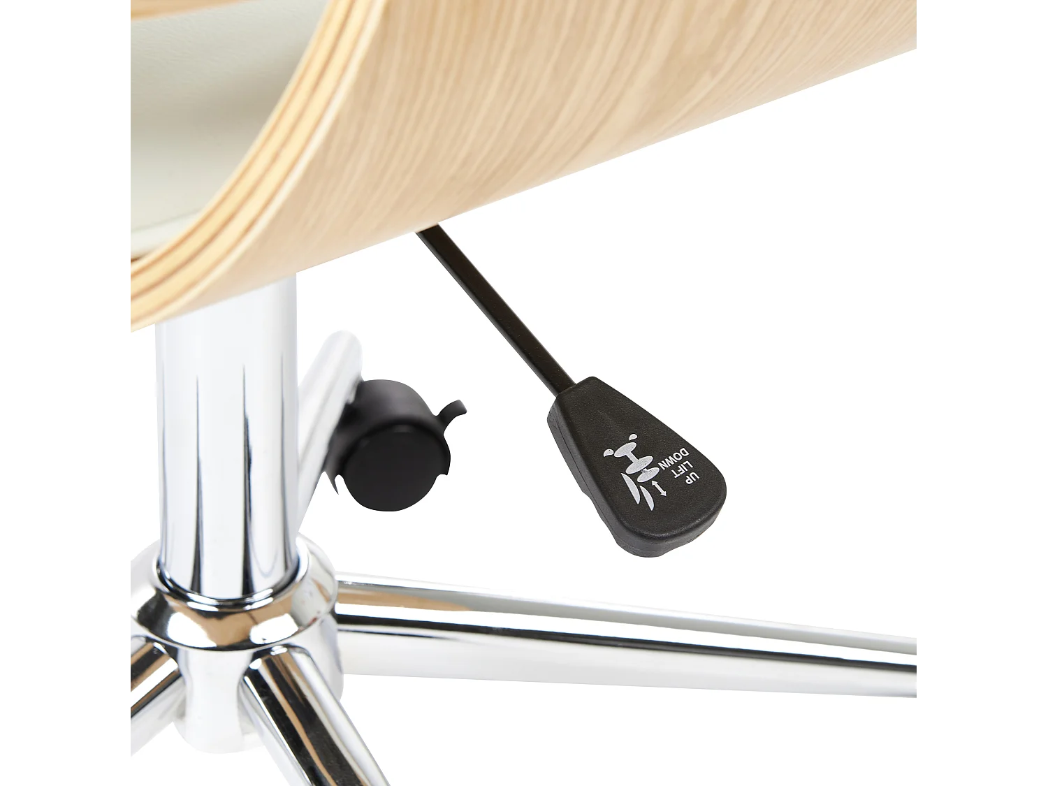 Sedia da scrivania PALATKA Pelle sintetica Bianco