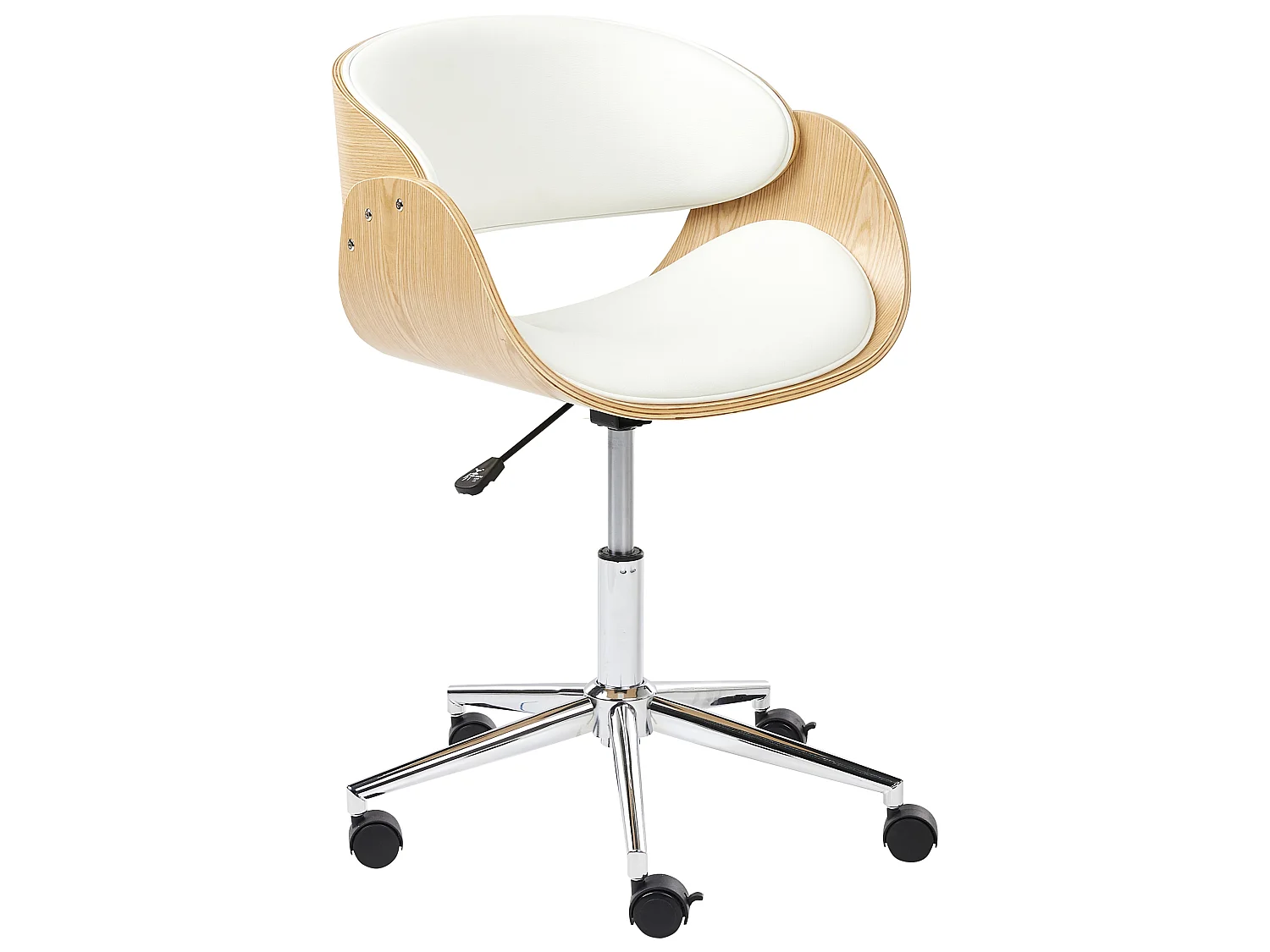 Chaise de bureau PALATKA Cuir PU Blanc
