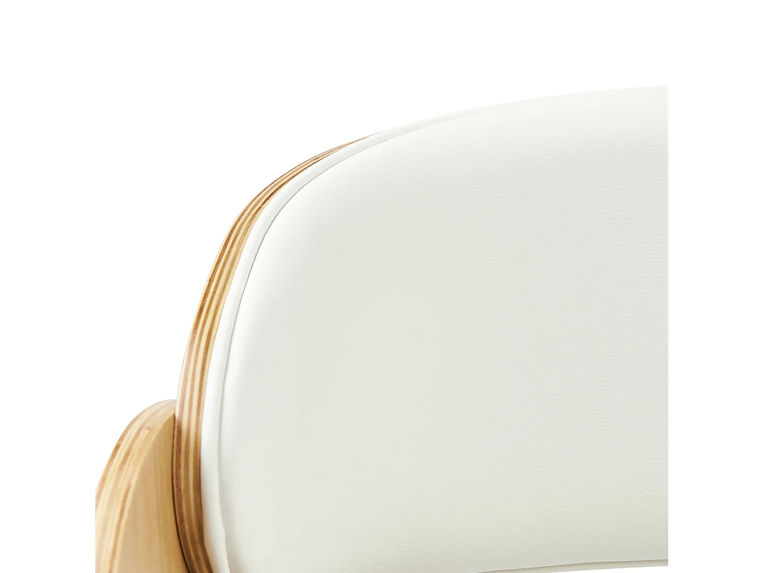 Chaise de bureau PALATKA Cuir PU Blanc