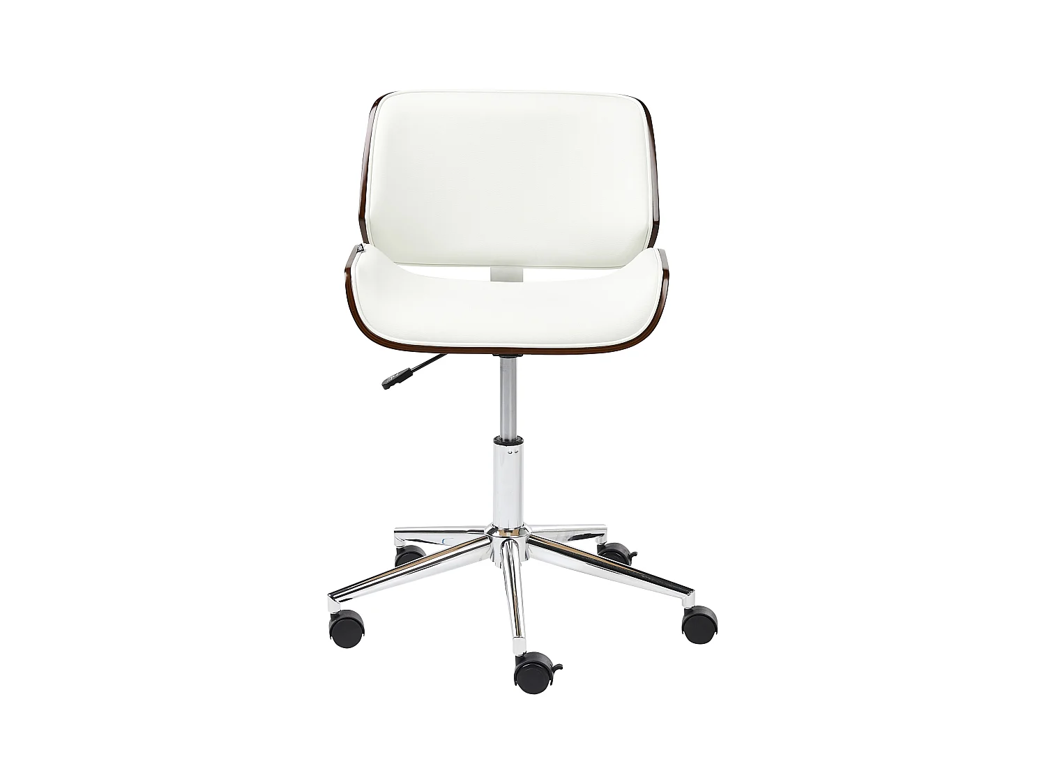 Bureaustoel Draaibaar TOTOWA Kunstleer Wit